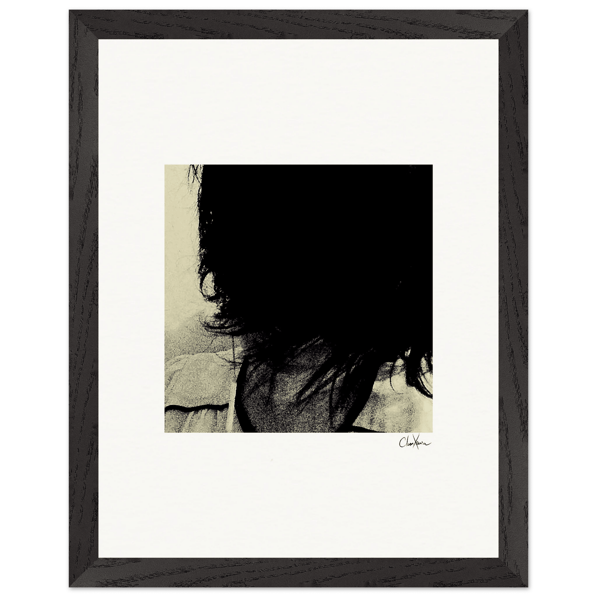 Shadow of Self Framed print 27x35 cm / 11x14″ Black frame 36