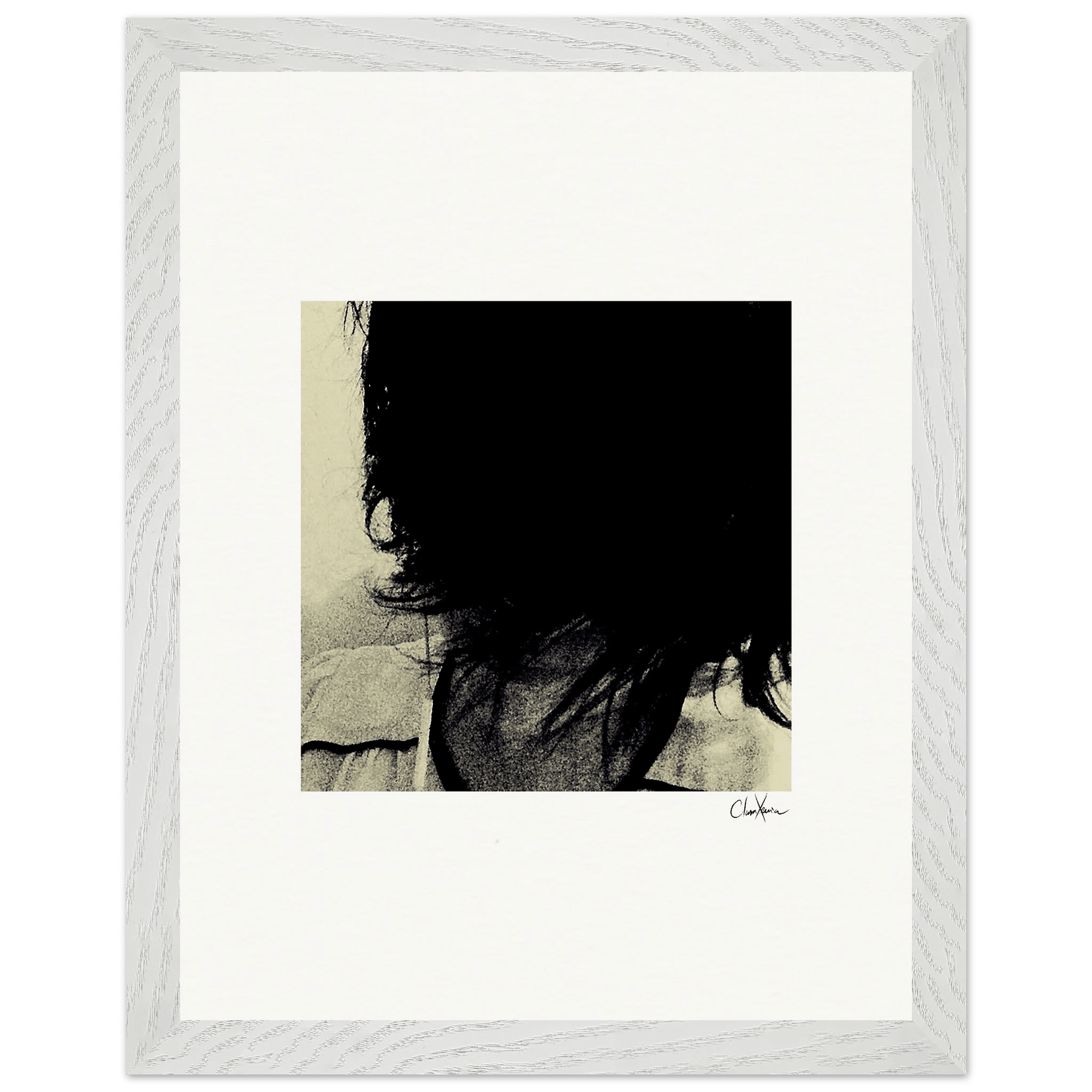Shadow of Self Framed print 27x35 cm / 11x14″ White frame 13