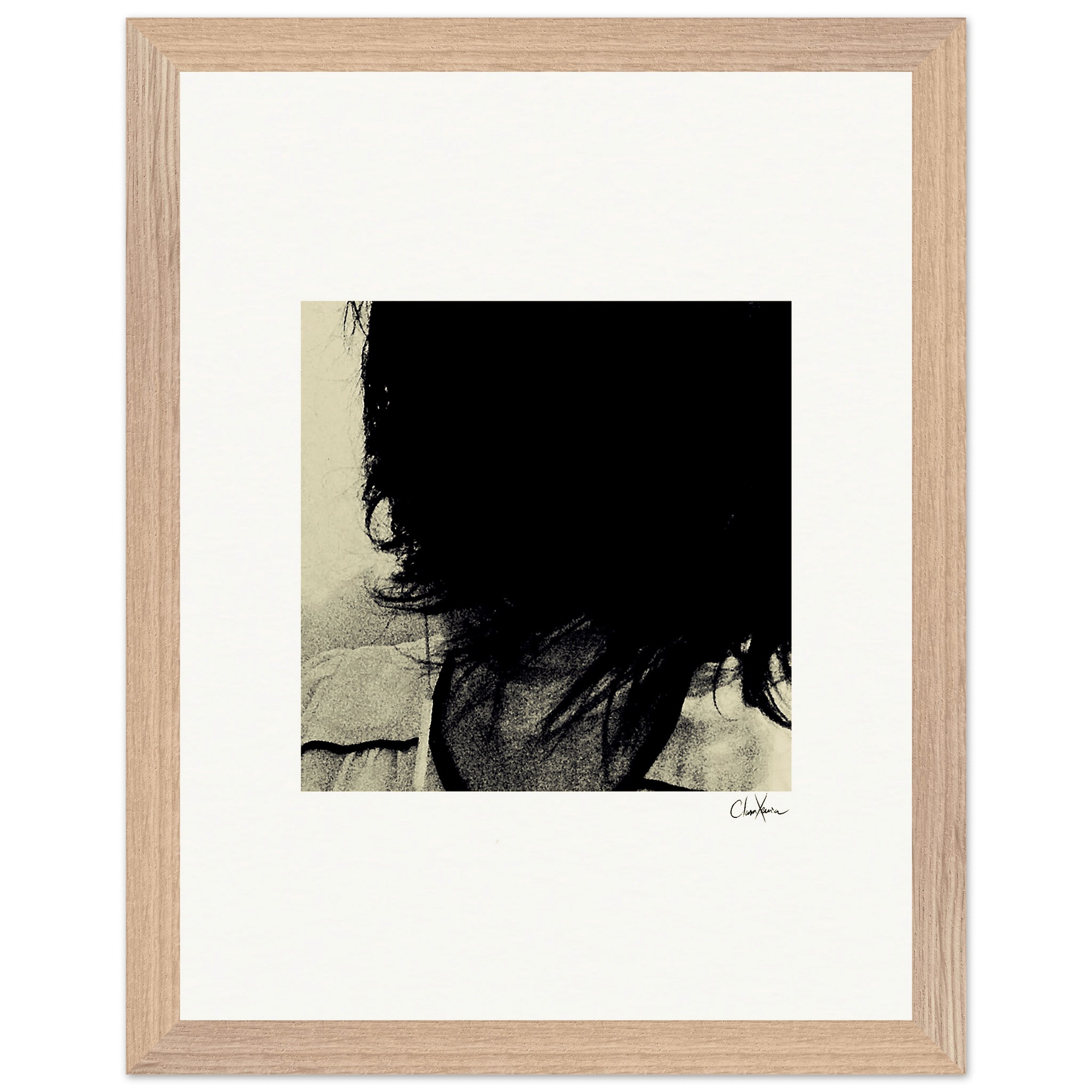 Shadow of Self Framed print 27x35 cm / 11x14″ Wood frame 21