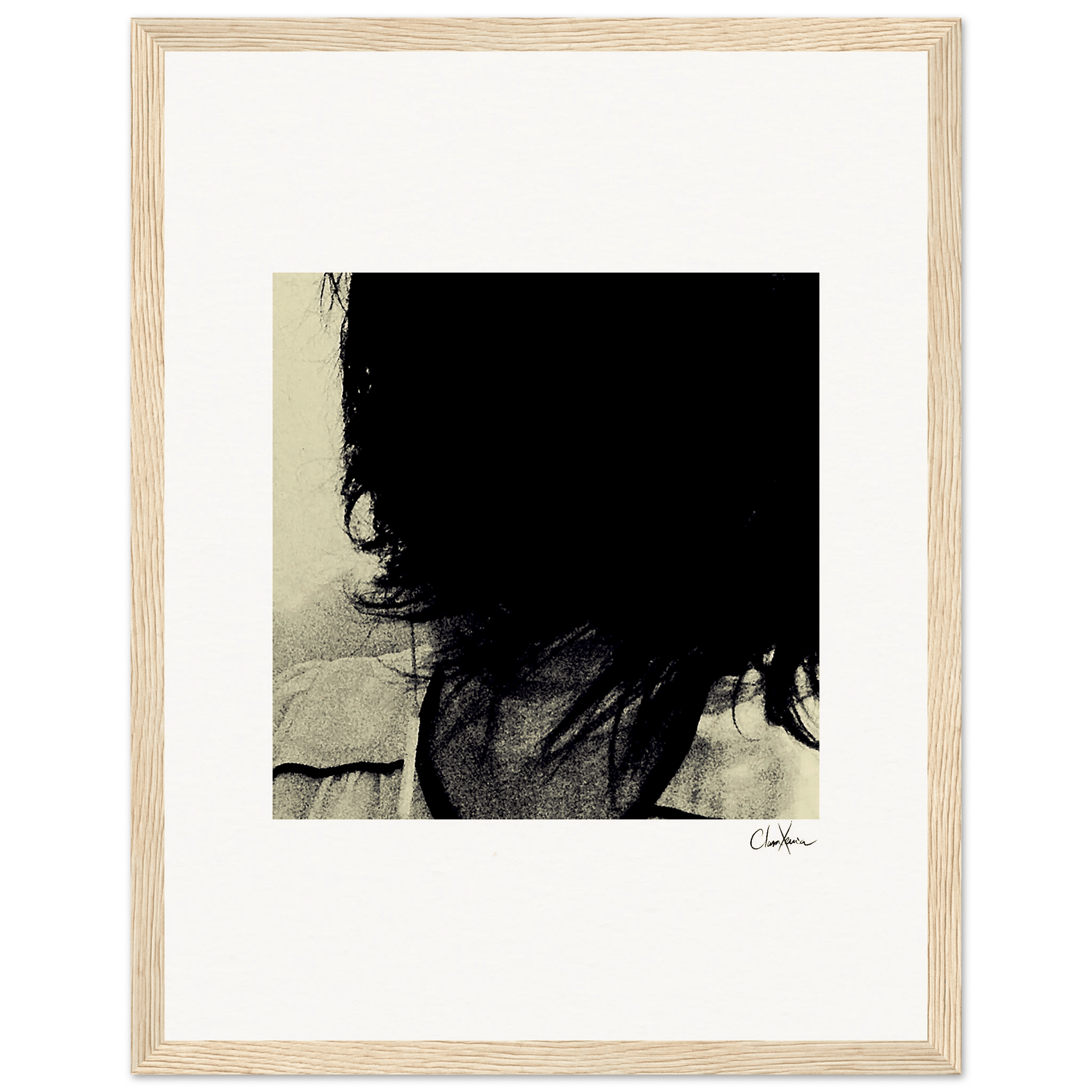 Shadow of Self Framed print 27x35 cm / 11x14″ Wood frame 24