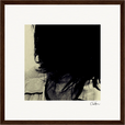Shadow of Self Framed print 30x30 cm / 12x12″ Dark wood frame 40