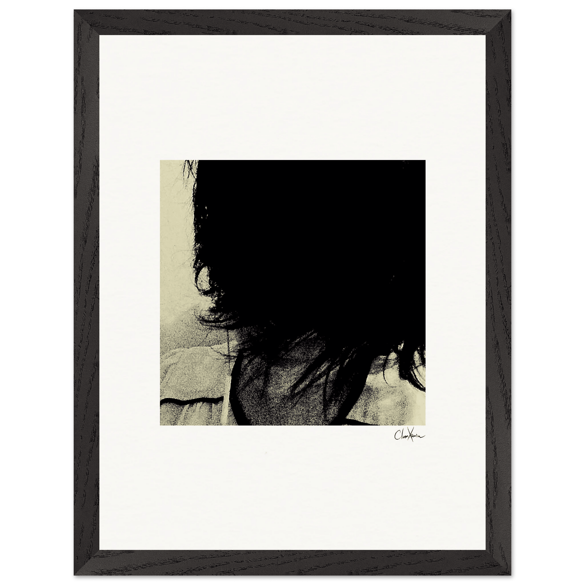 Shadow of Self Framed print 30x40 cm / 12x16″ Black frame 40