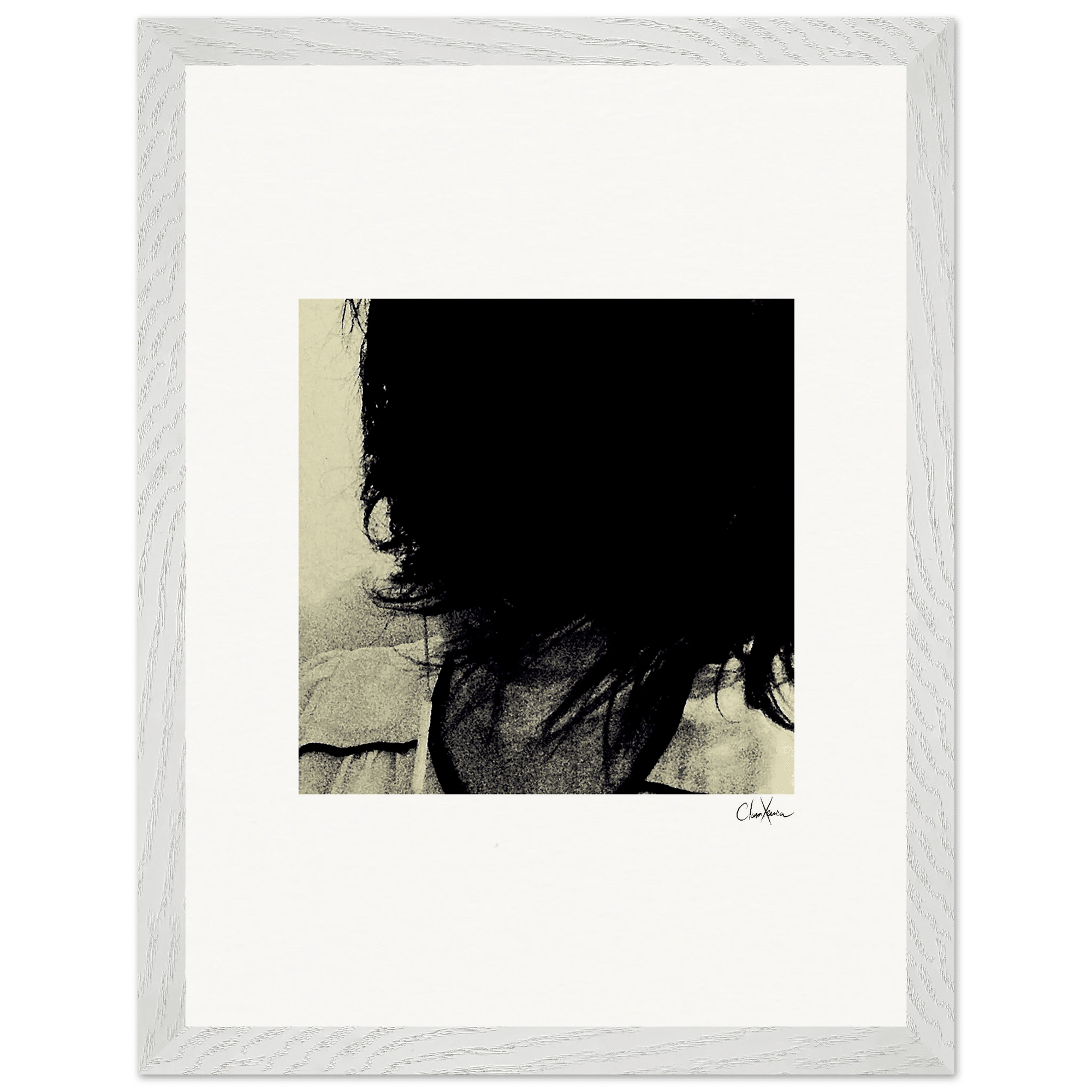 Shadow of Self Framed print 30x40 cm / 12x16″ White frame 14