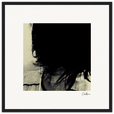 Shadow of Self Framed print 40x40 cm / 16x16″ Black frame 52