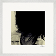 Shadow of Self Framed print 40x40 cm / 16x16″ White frame 39