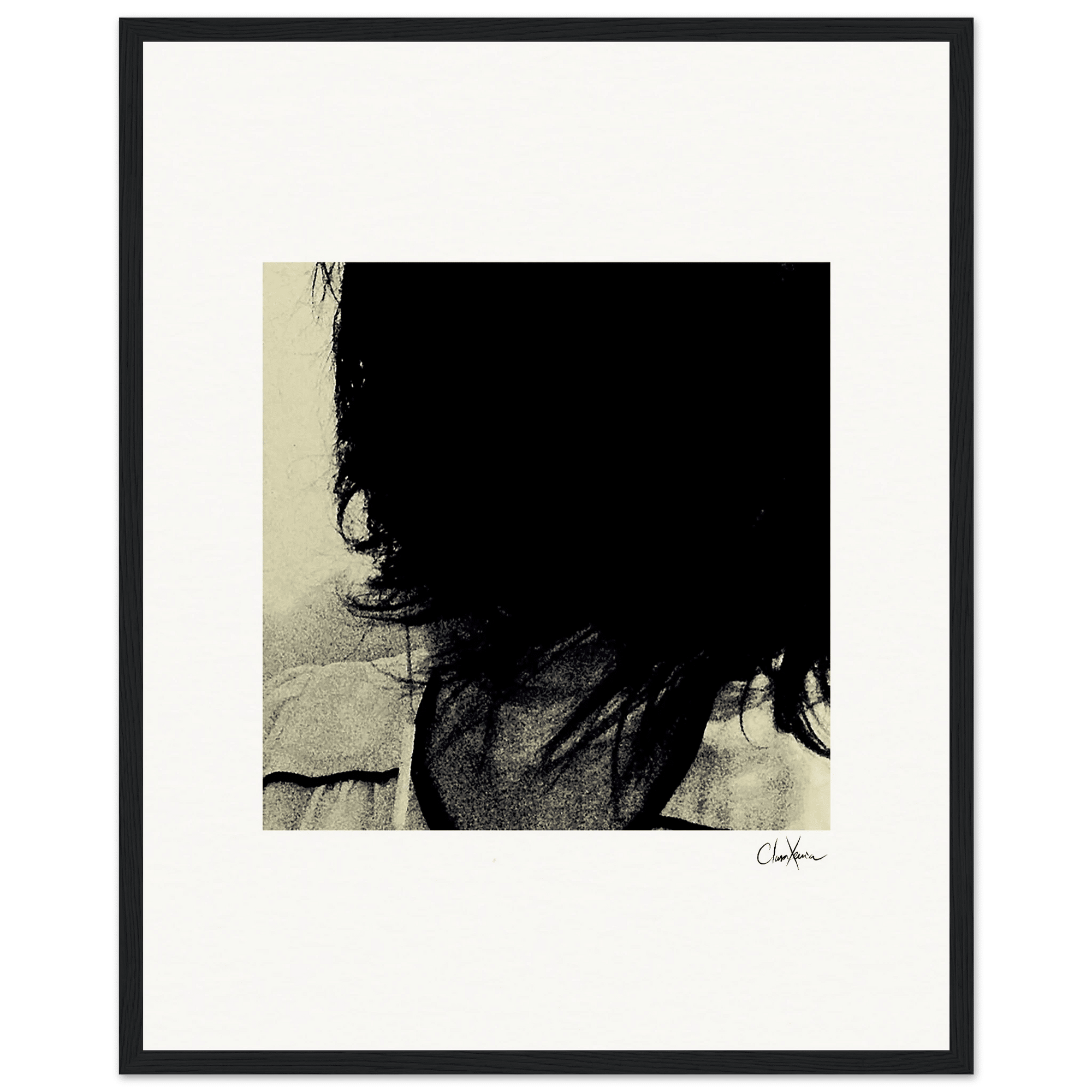 Shadow of Self Framed print 40x50 cm / 16x20″ Black frame 45