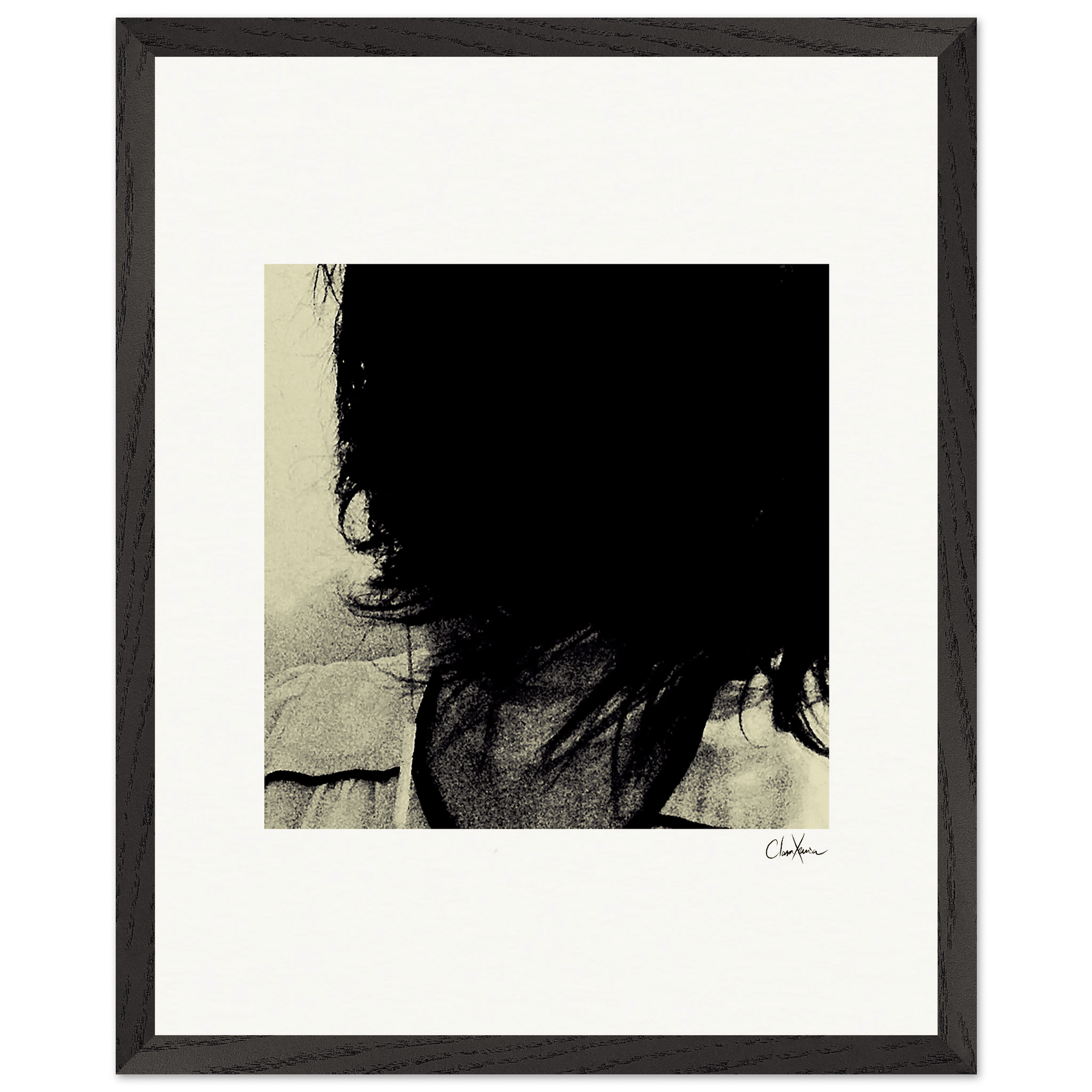 Shadow of Self Framed print 40x50 cm / 16x20″ Black frame 44