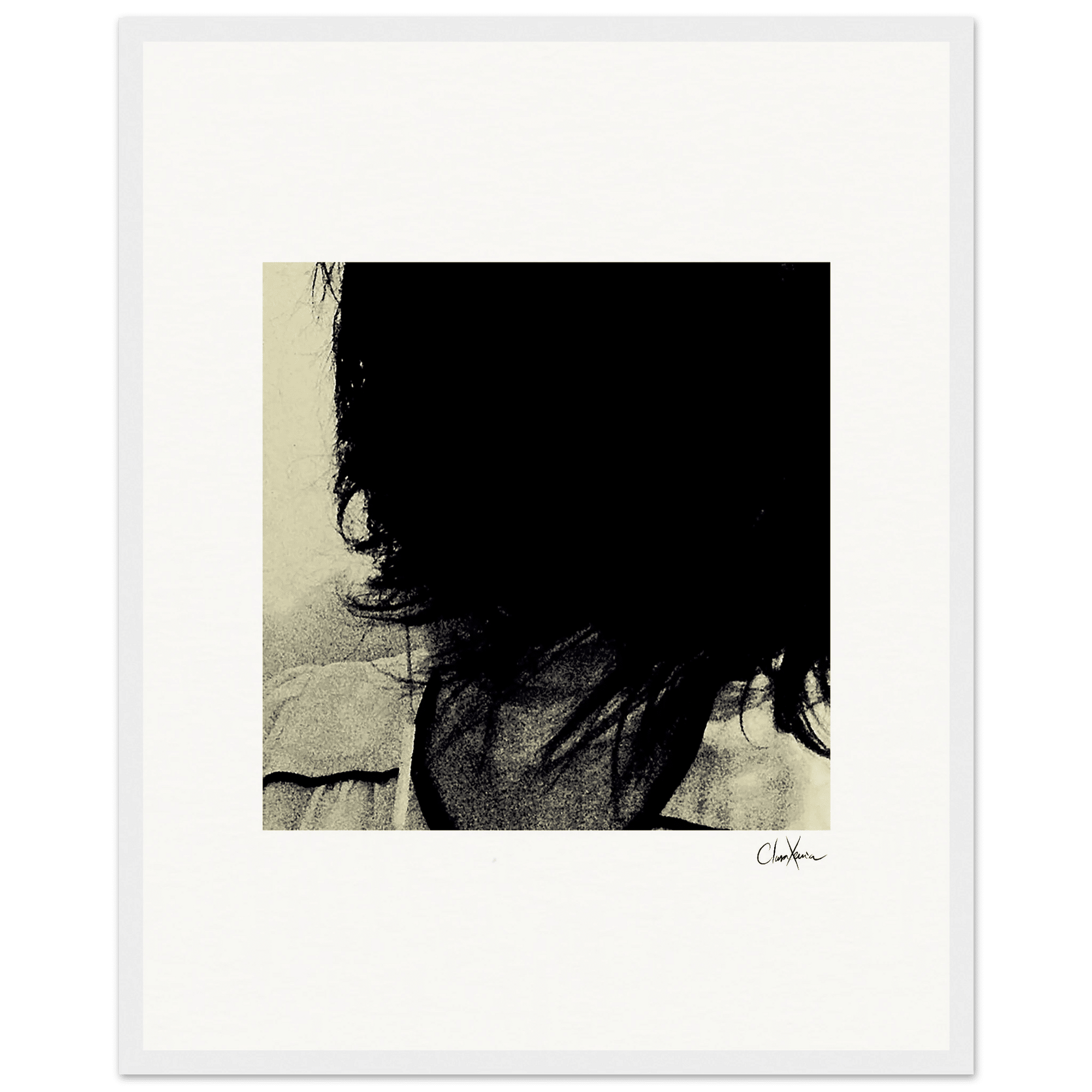 Shadow of Self Framed print 40x50 cm / 16x20″ White frame 13