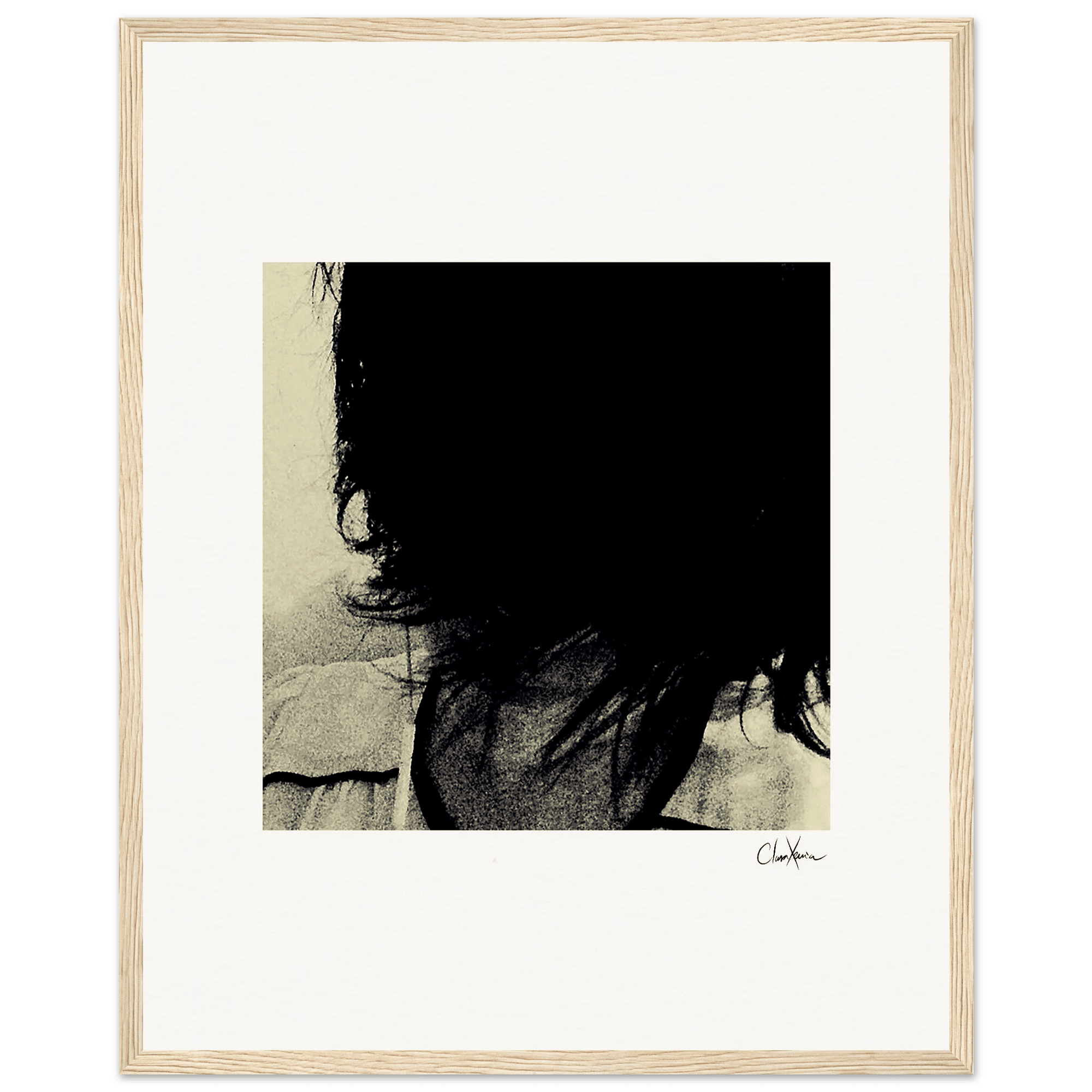 Shadow of Self Framed print 40x50 cm / 16x20″ Wood frame 28