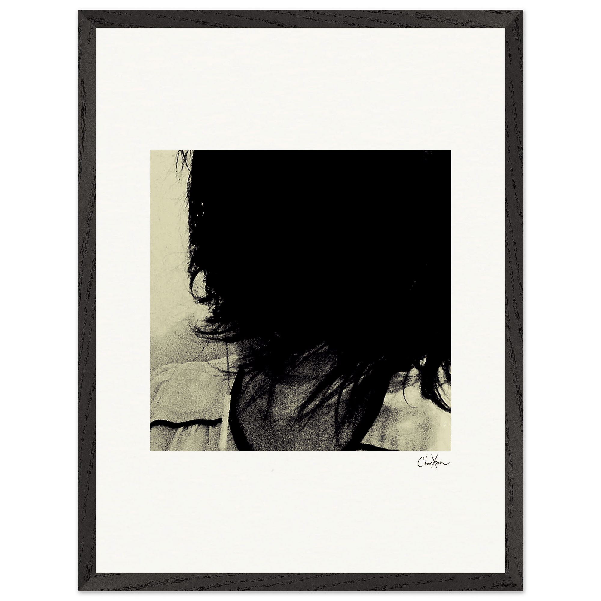 Shadow of Self Framed print 45x60 cm / 18x24″ Black frame 41