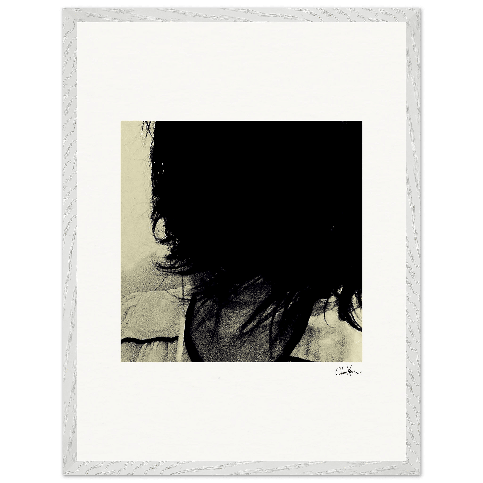 Shadow of Self Framed print 45x60 cm / 18x24″ White frame 17