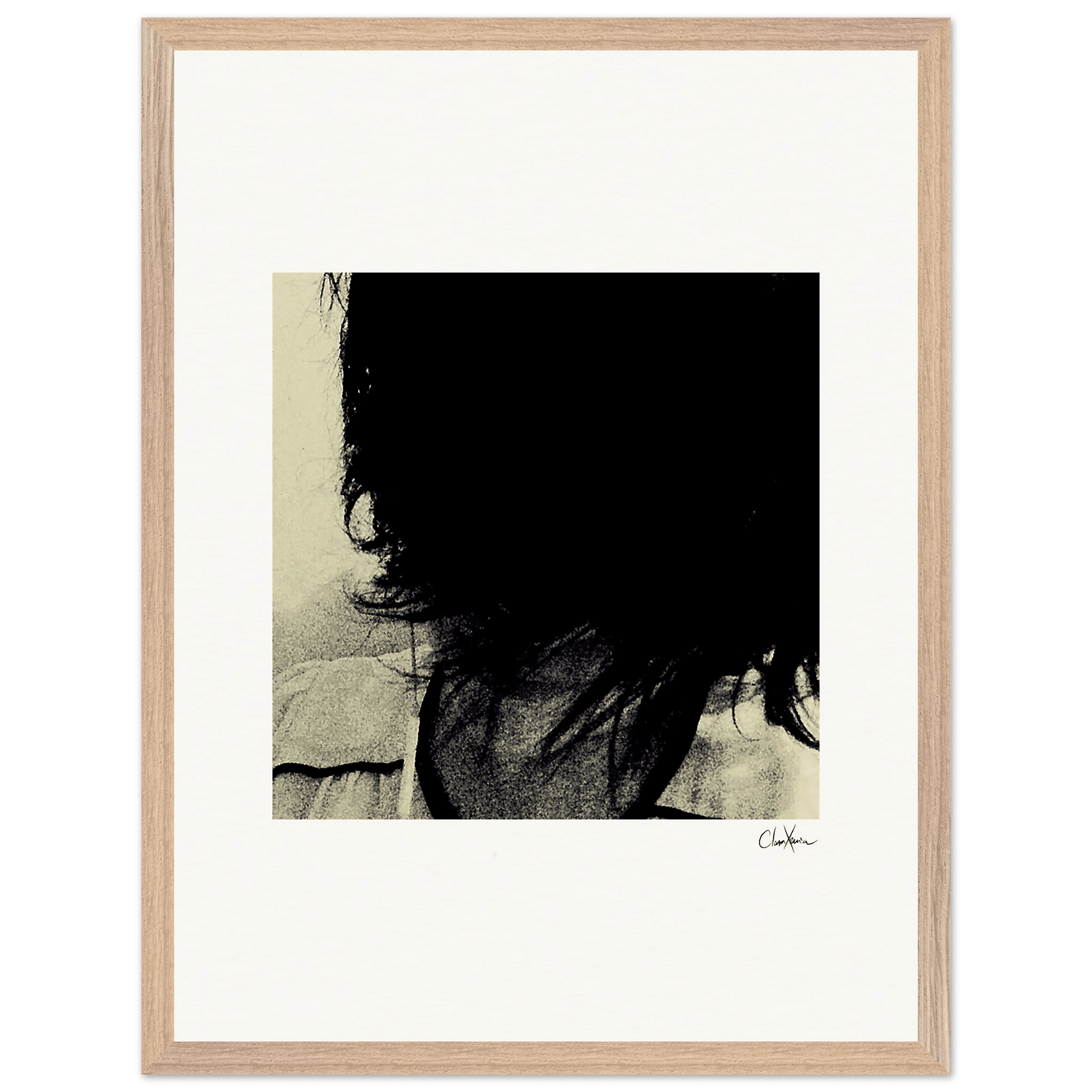 Shadow of Self Framed print 45x60 cm / 18x24″ Wood frame 27