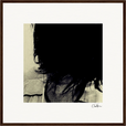 Shadow of Self Framed print 50x50 cm / 20x20″ Dark wood frame 38