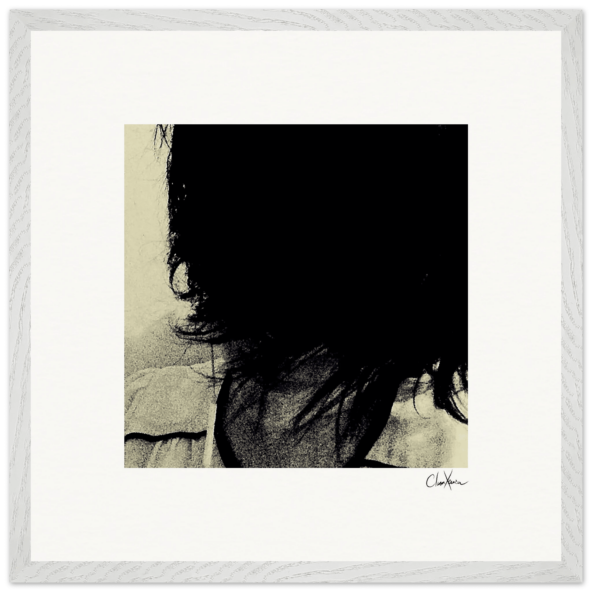 Shadow of Self Framed print 50x50 cm / 20x20″ White frame 6