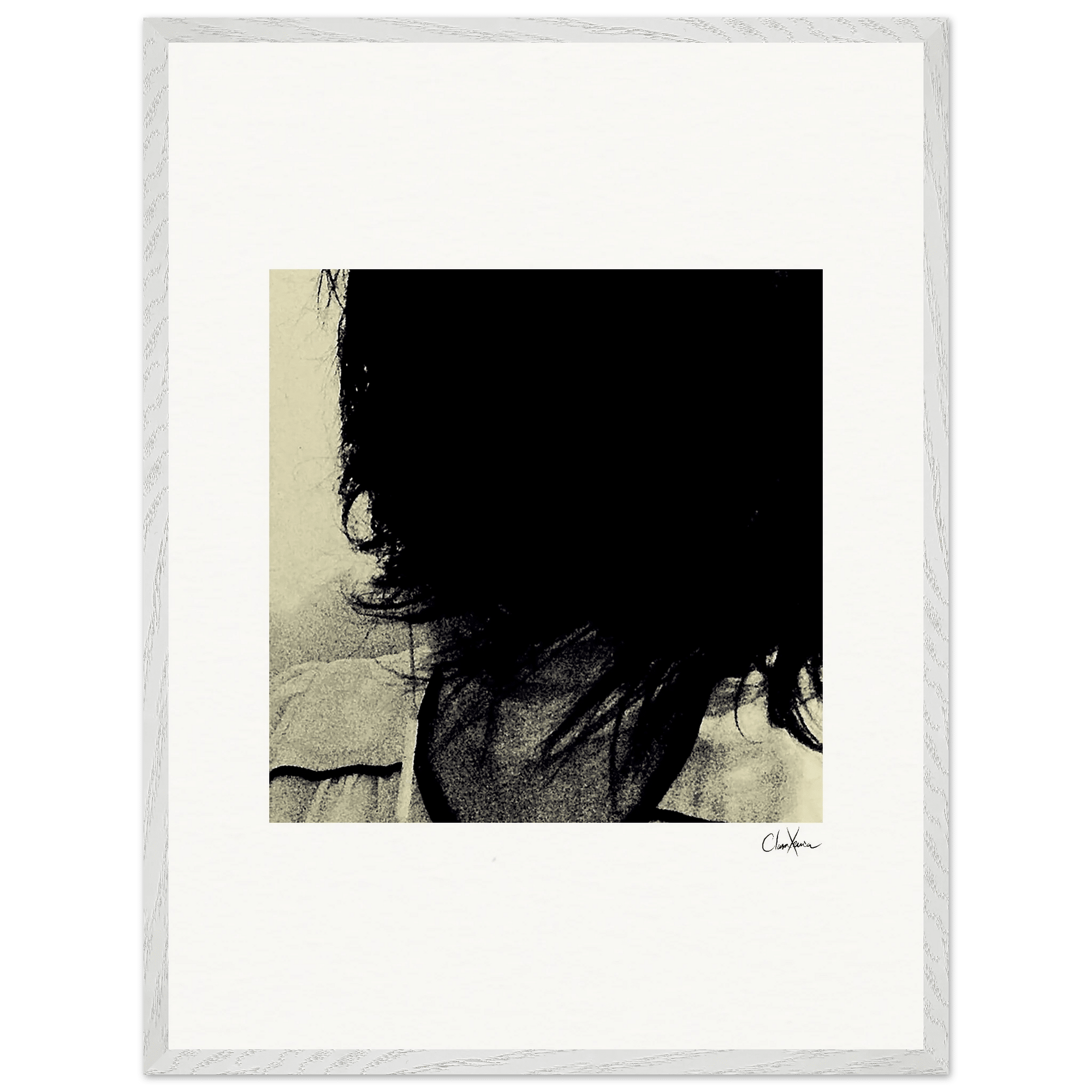 Shadow of Self Framed print 60x80 cm / 24x32″ White frame 38