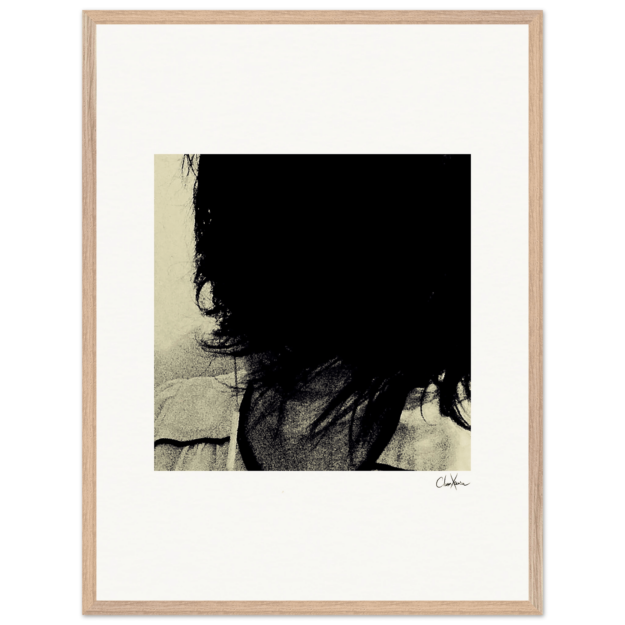 Shadow of Self Framed print 60x80 cm / 24x32″ Wood frame 24