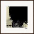 Shadow of Self Framed print 70x70 cm / 28x28″ Dark wood frame 39