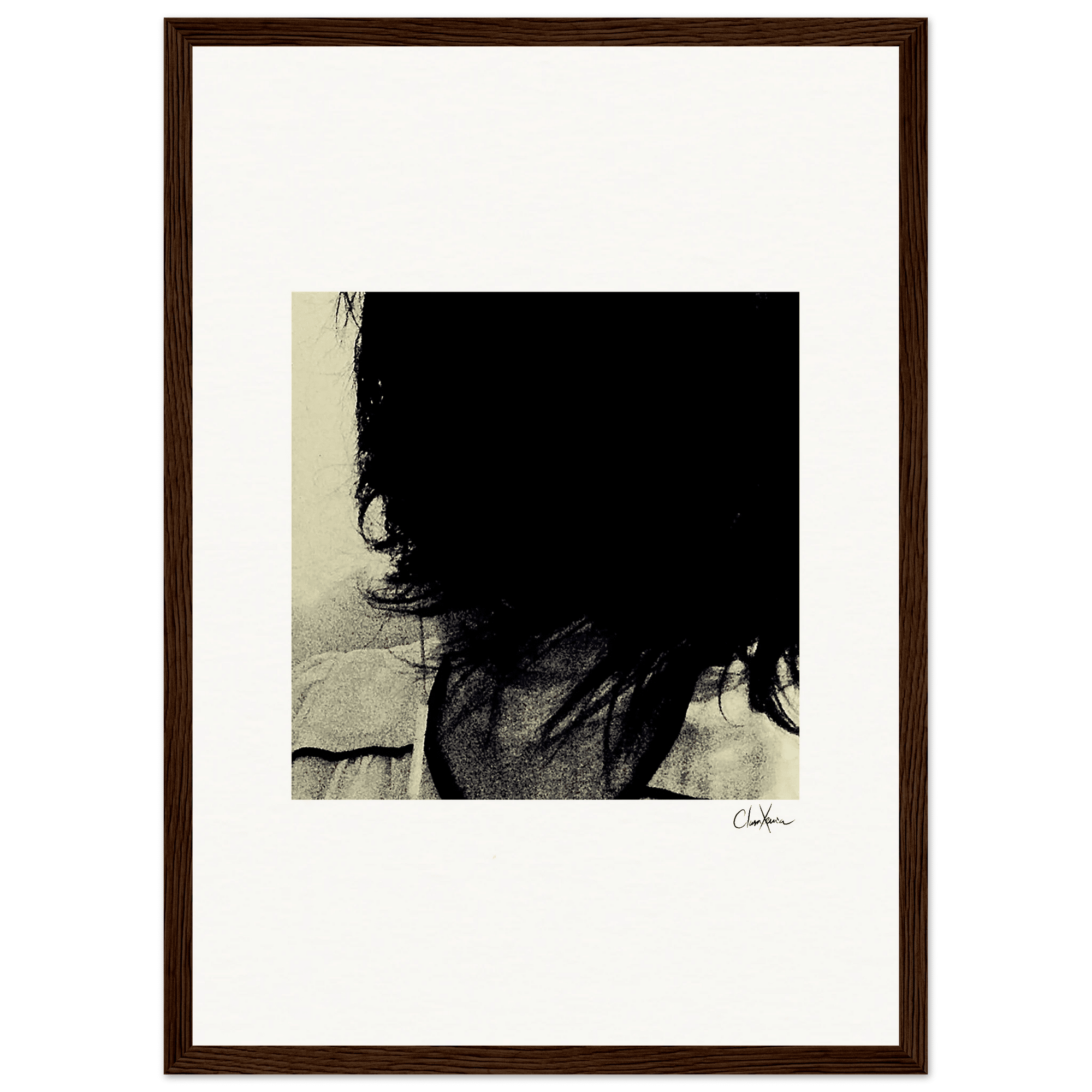 Shadow of Self Framed print A3 (29.7 x 42 cm) Dark wood frame 37