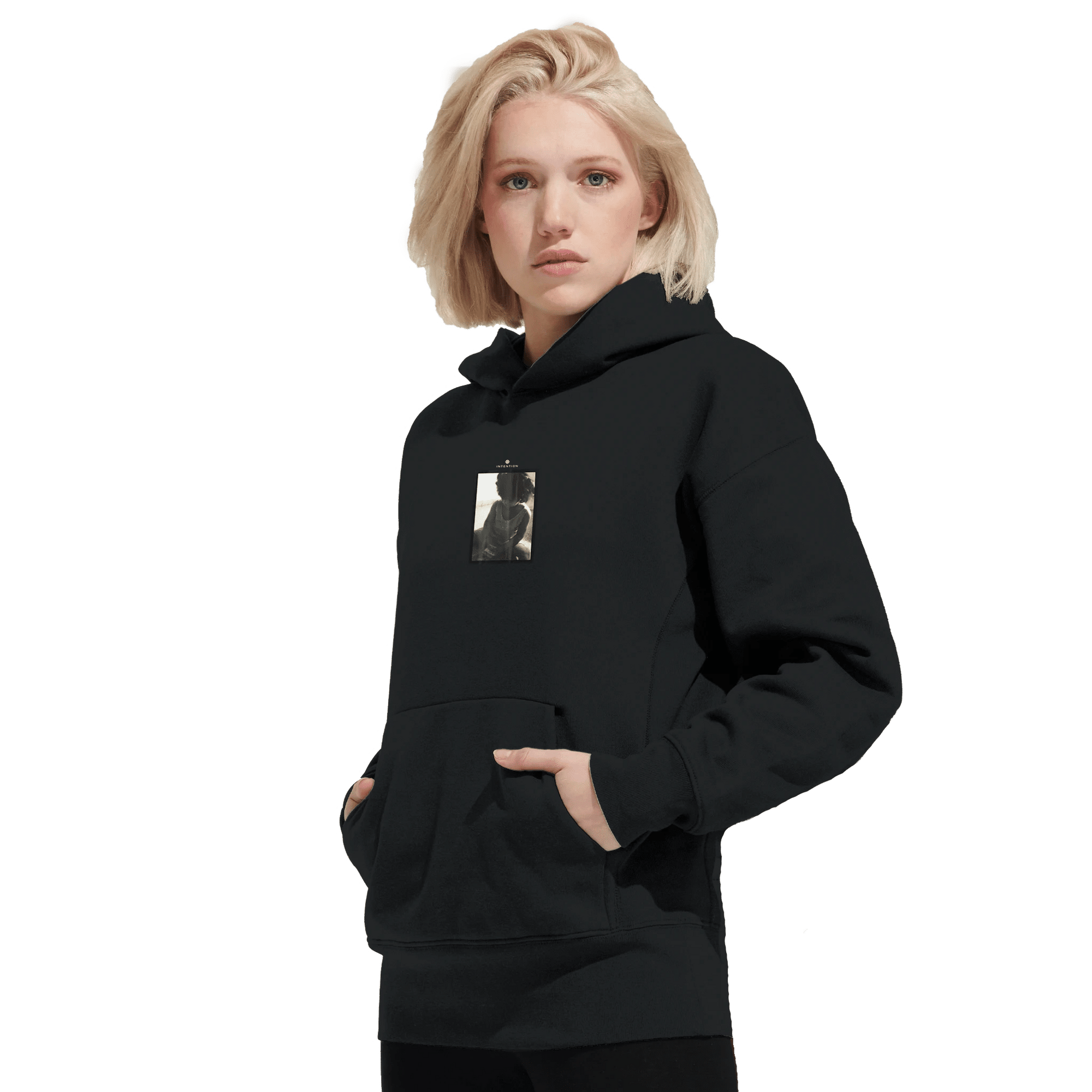 Sharing - "Little Secret" Hoodie Black XS 6