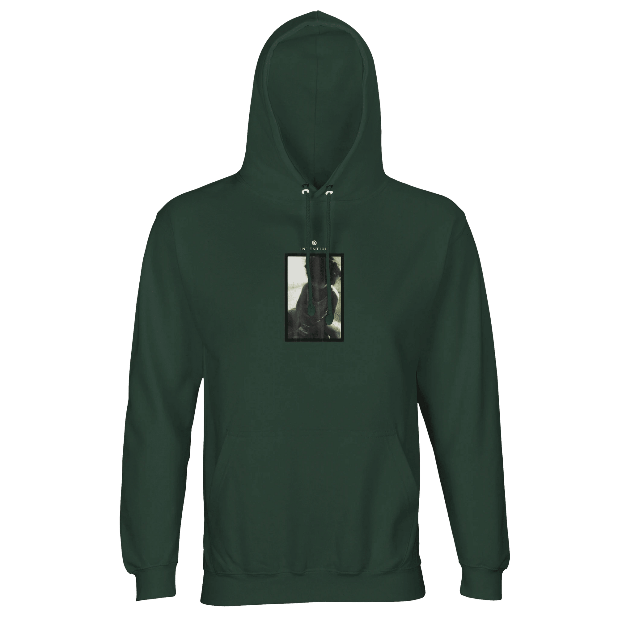 Sharing - "Little Secret" Hoodie Bottle Green XS 29
