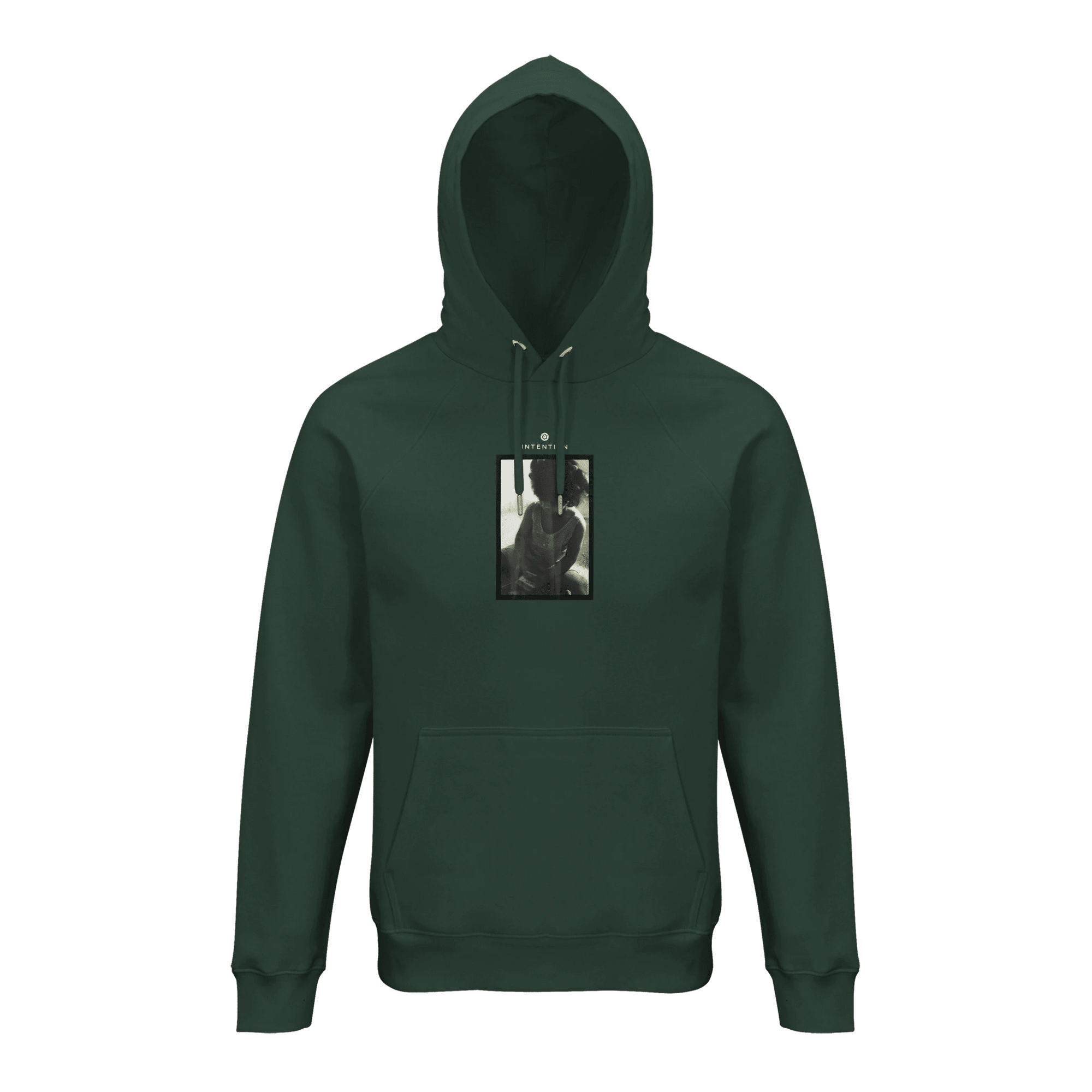 Sharing - "Little Secret" Hoodie Bottle Green XS 1