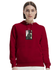Sharing - "Little Secret" Hoodie Burgundy XS 5