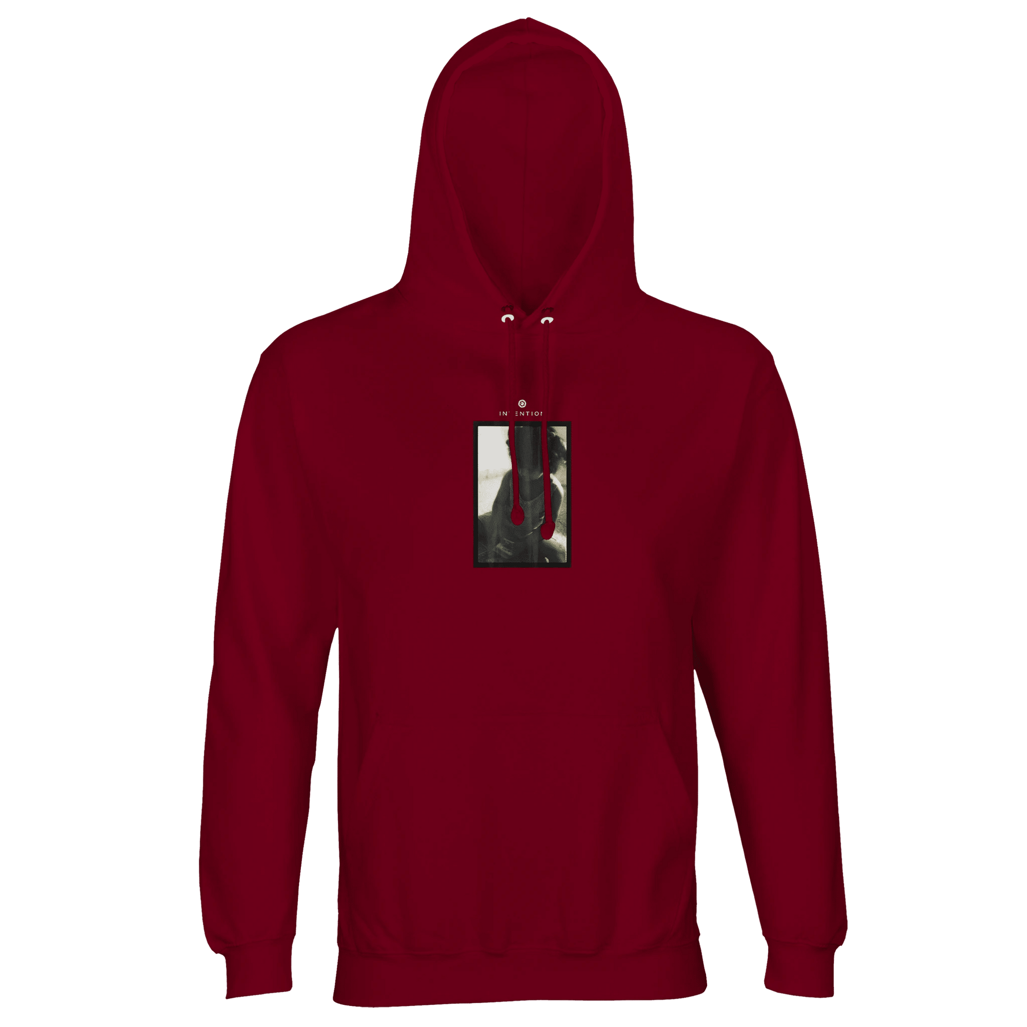 Sharing - "Little Secret" Hoodie Burgundy XS 9