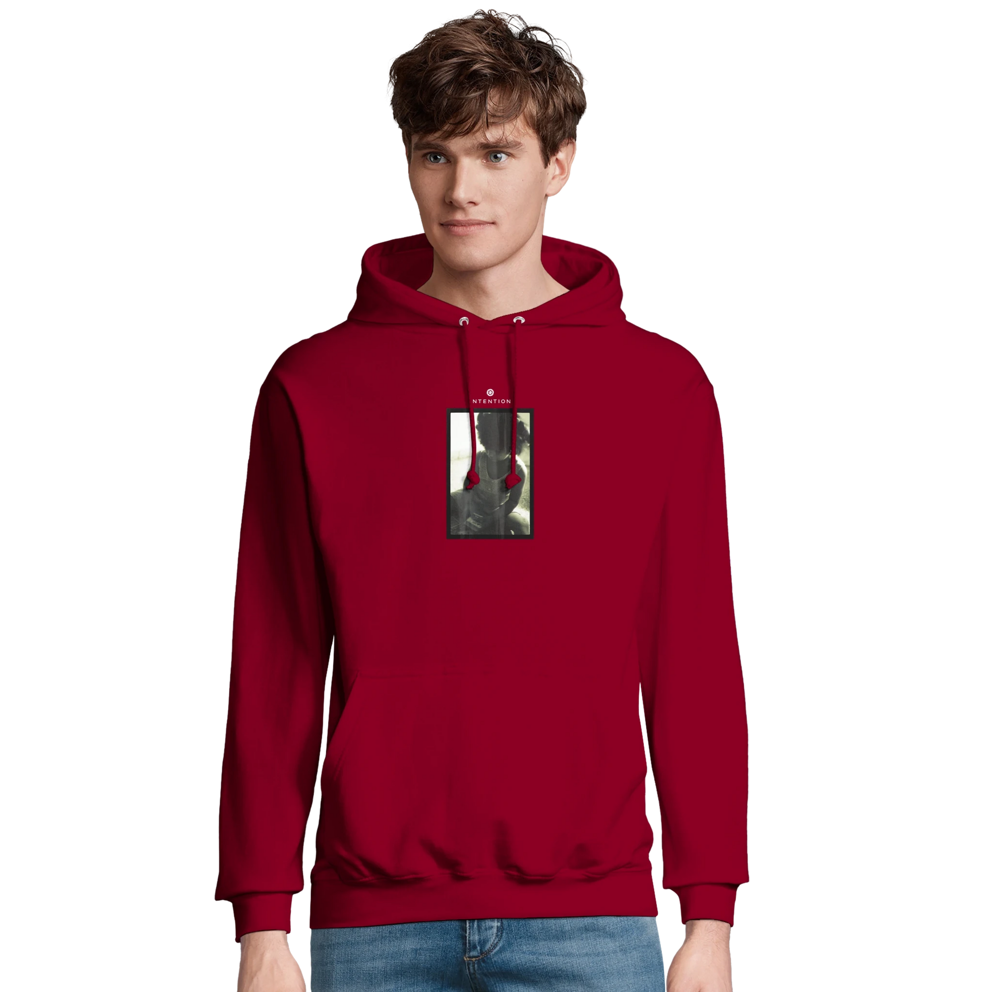 Sharing - "Little Secret" Hoodie Burgundy XS 11