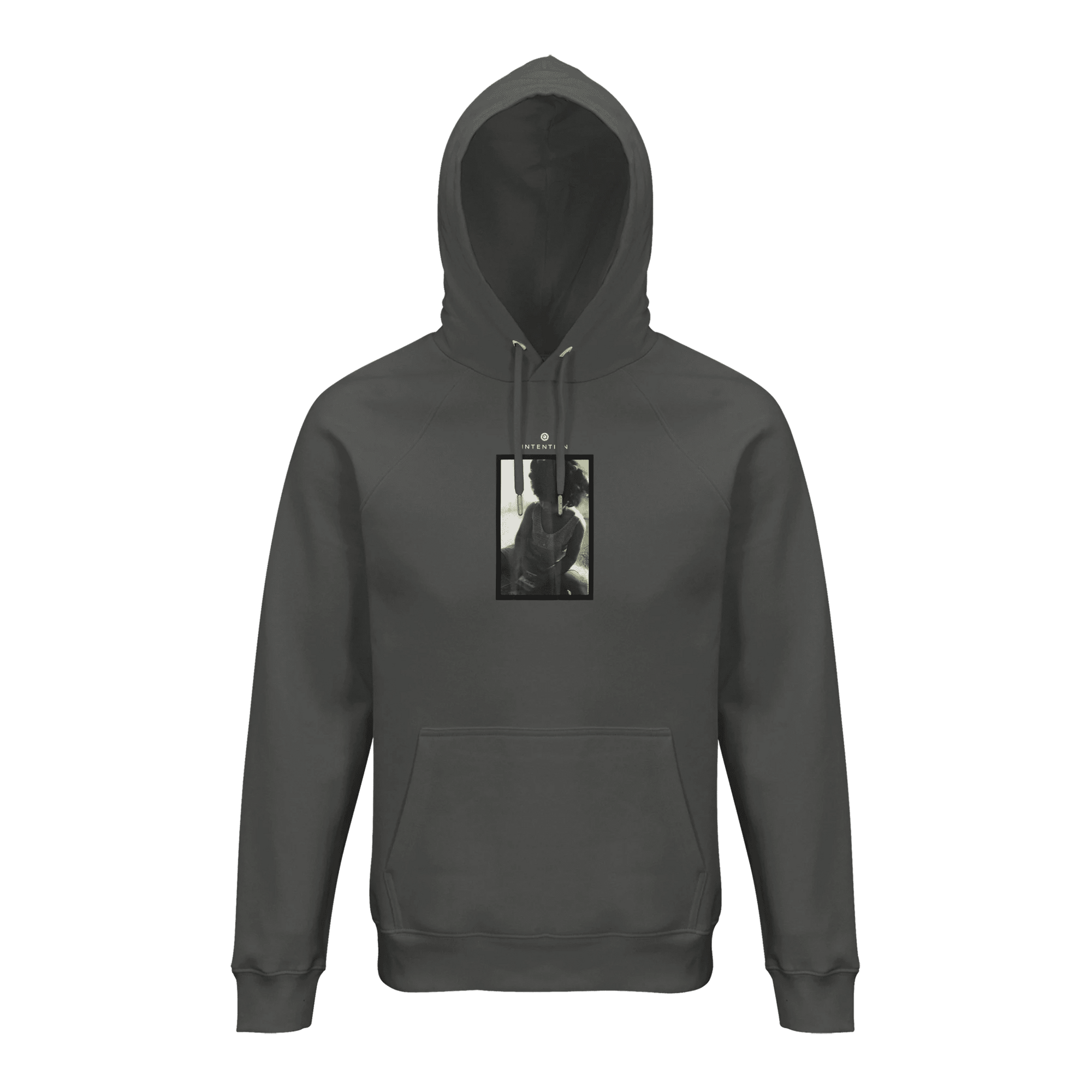 Sharing - "Little Secret" Hoodie charcoal melange XS 1