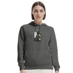 Sharing - "Little Secret" Hoodie charcoal melange XS 5