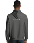 Sharing - "Little Secret" Hoodie charcoal melange XS 4