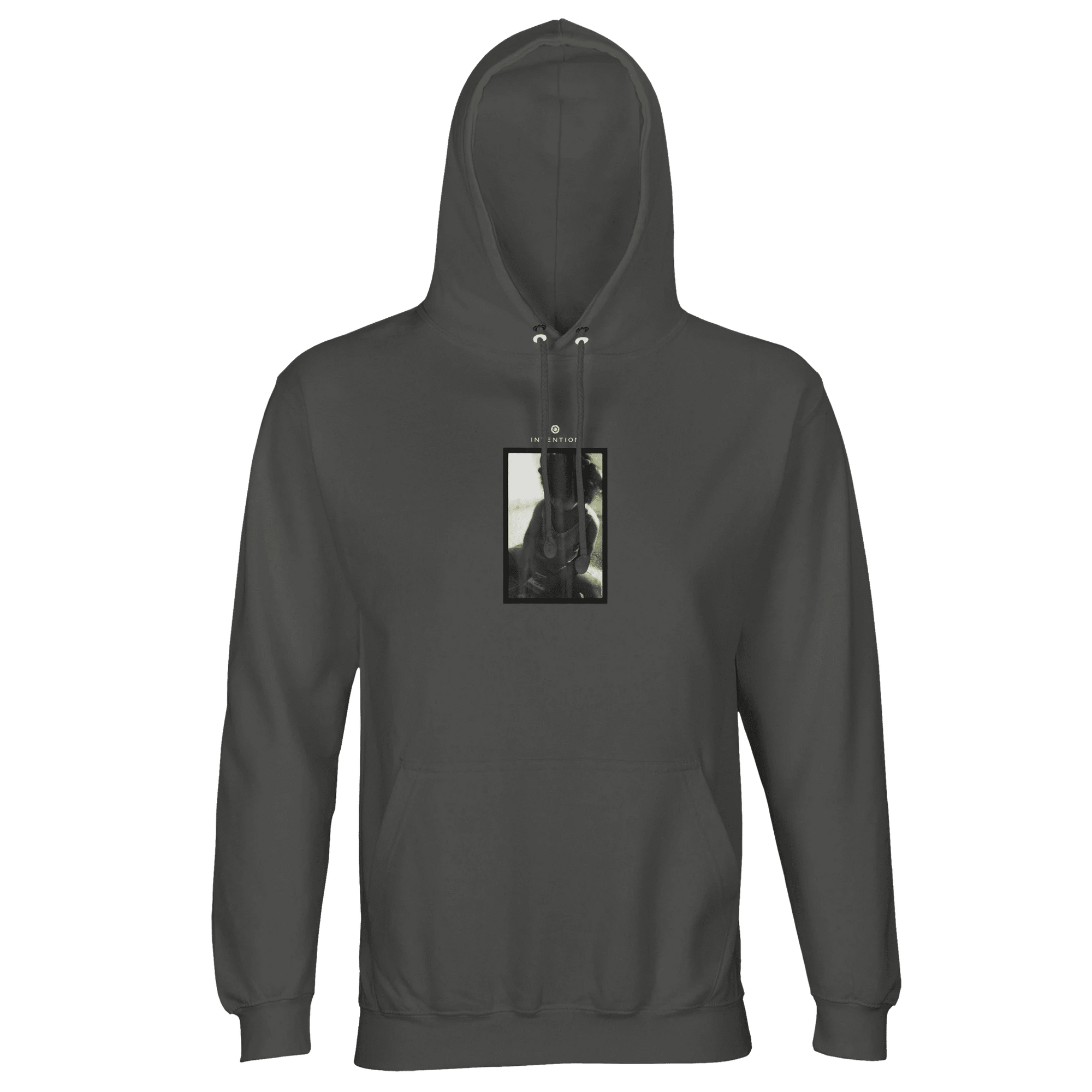 Sharing - "Little Secret" Hoodie charcoal melange XS 34