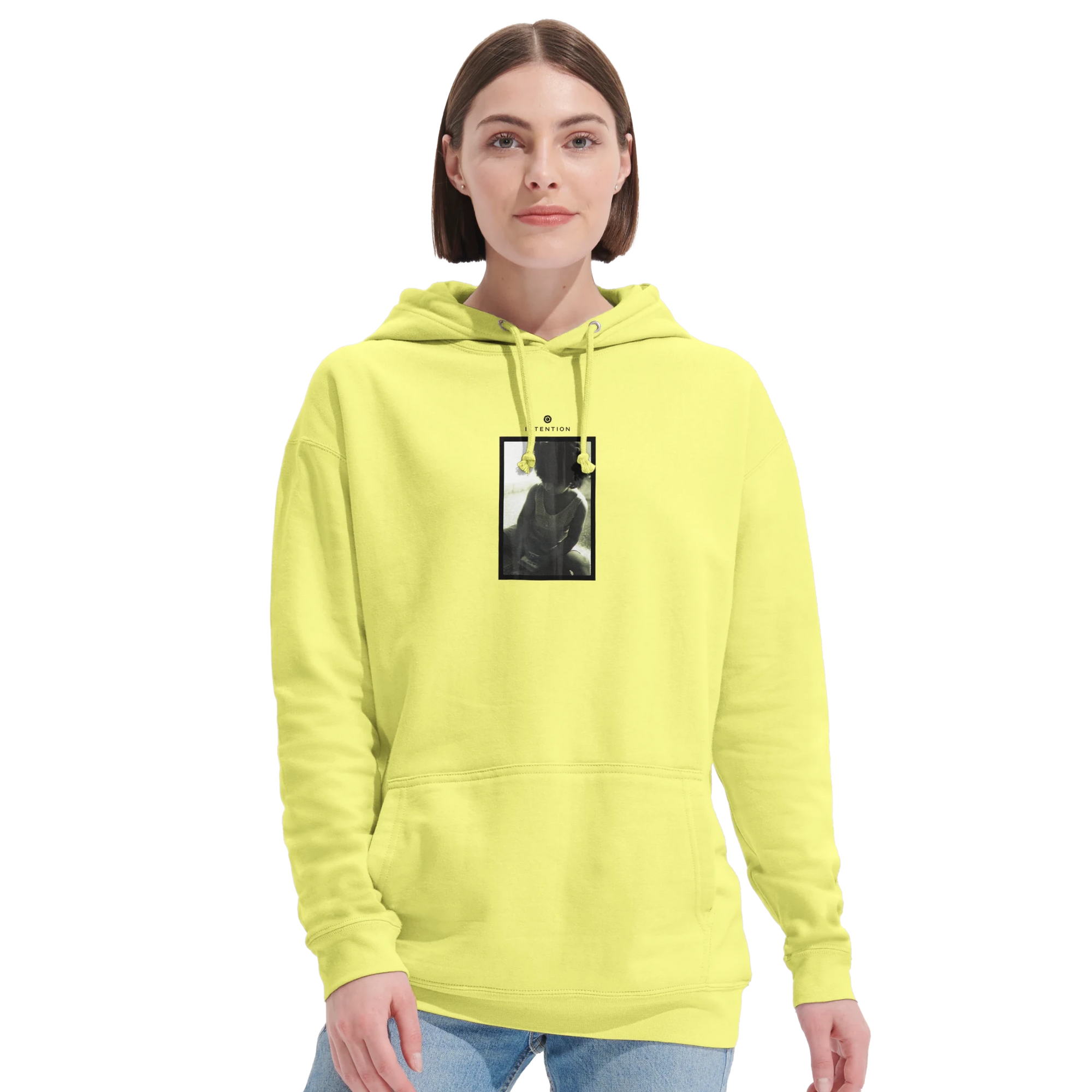 Sharing - "Little Secret" Hoodie Light Yellow XS 48