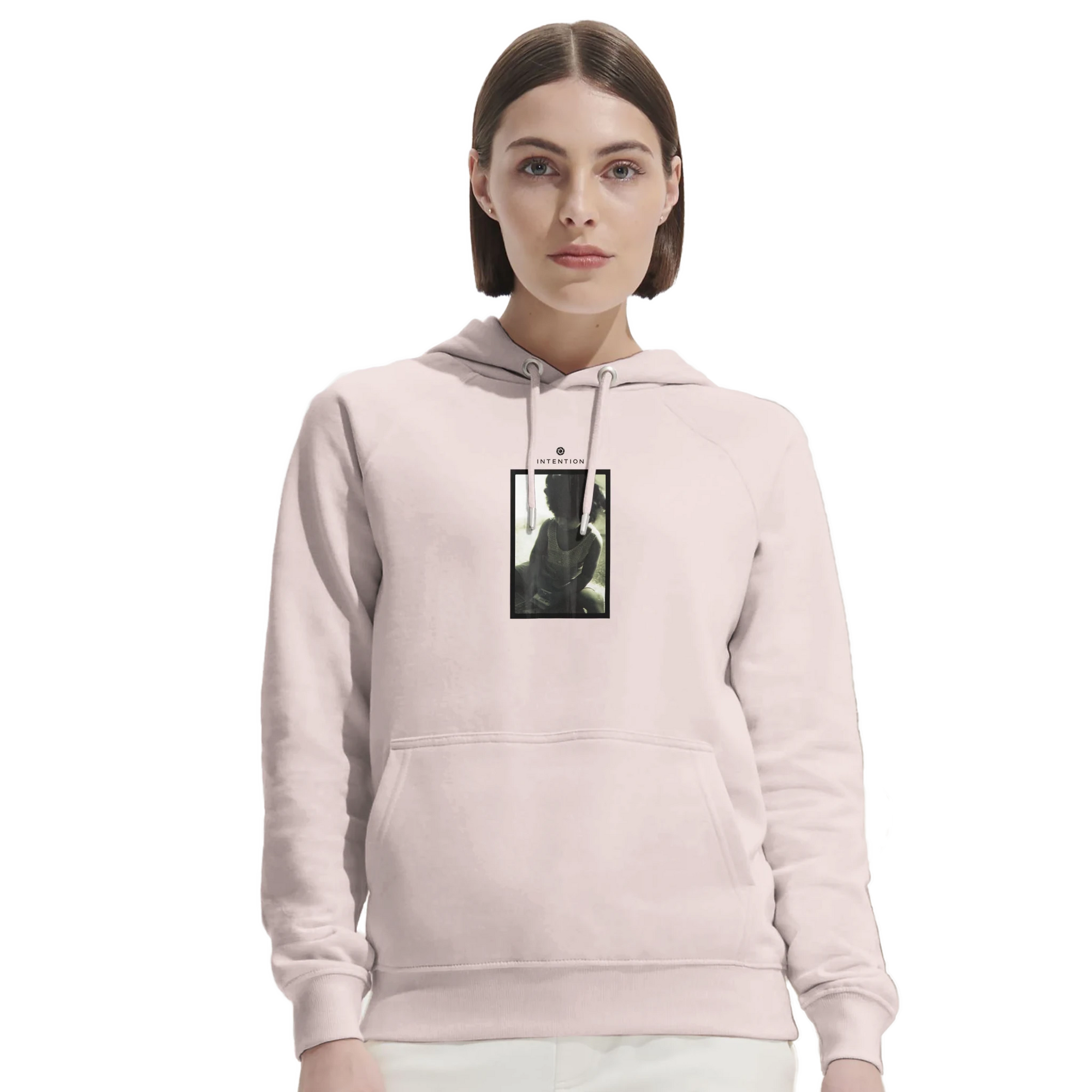 Sharing - "Little Secret" Hoodie Pale Pink XS 5