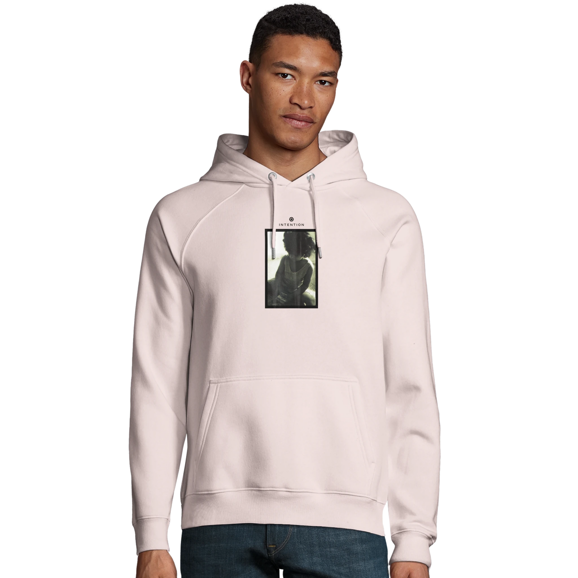 Sharing - "Little Secret" Hoodie Pale Pink XS 3