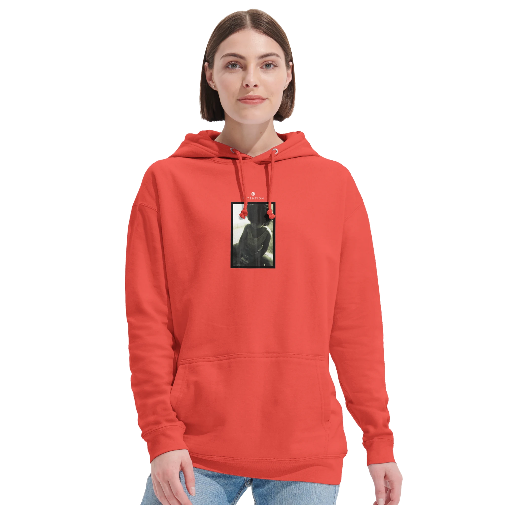 Sharing - "Little Secret" Hoodie pop orange XS 28