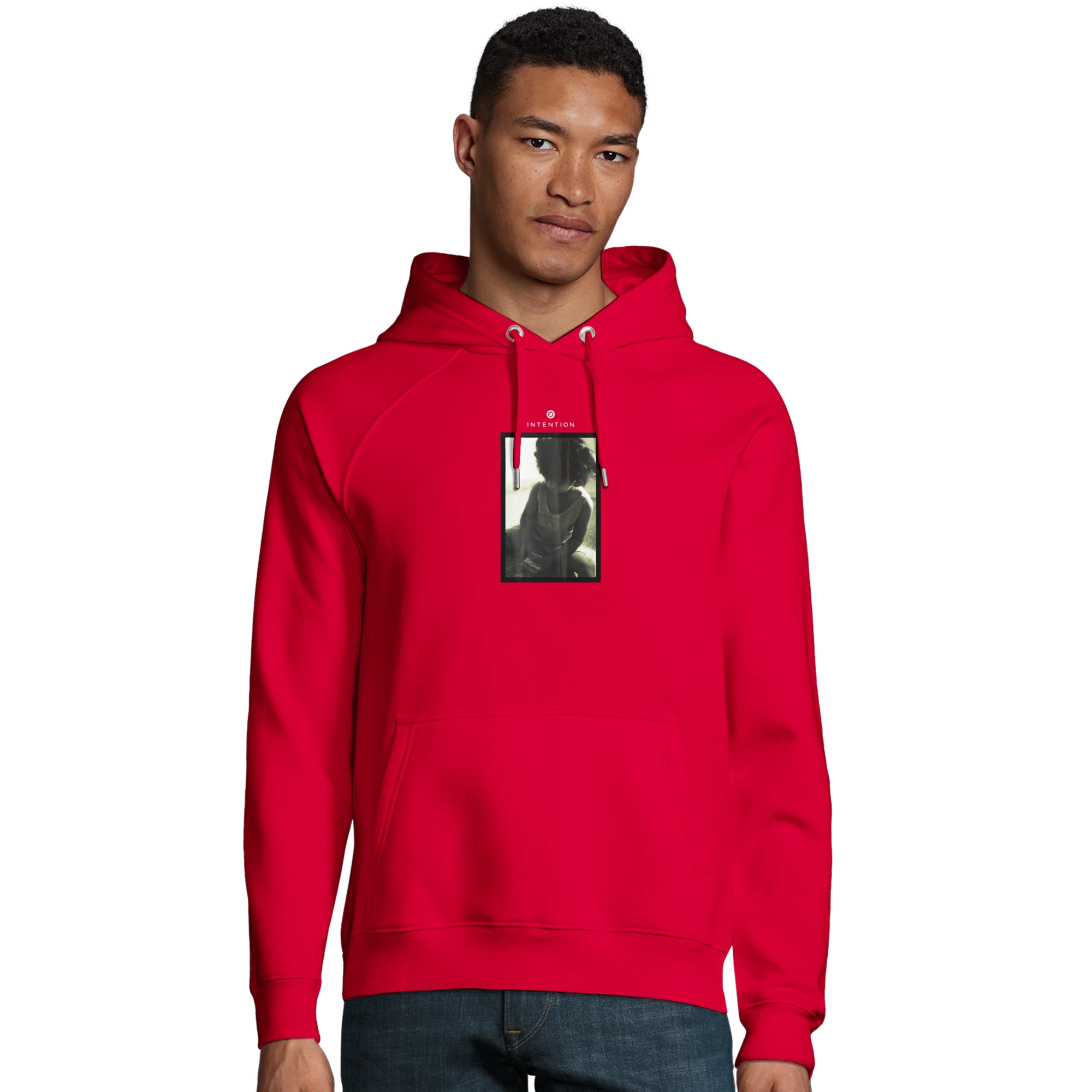 Sharing - "Little Secret" Hoodie Red XS 3