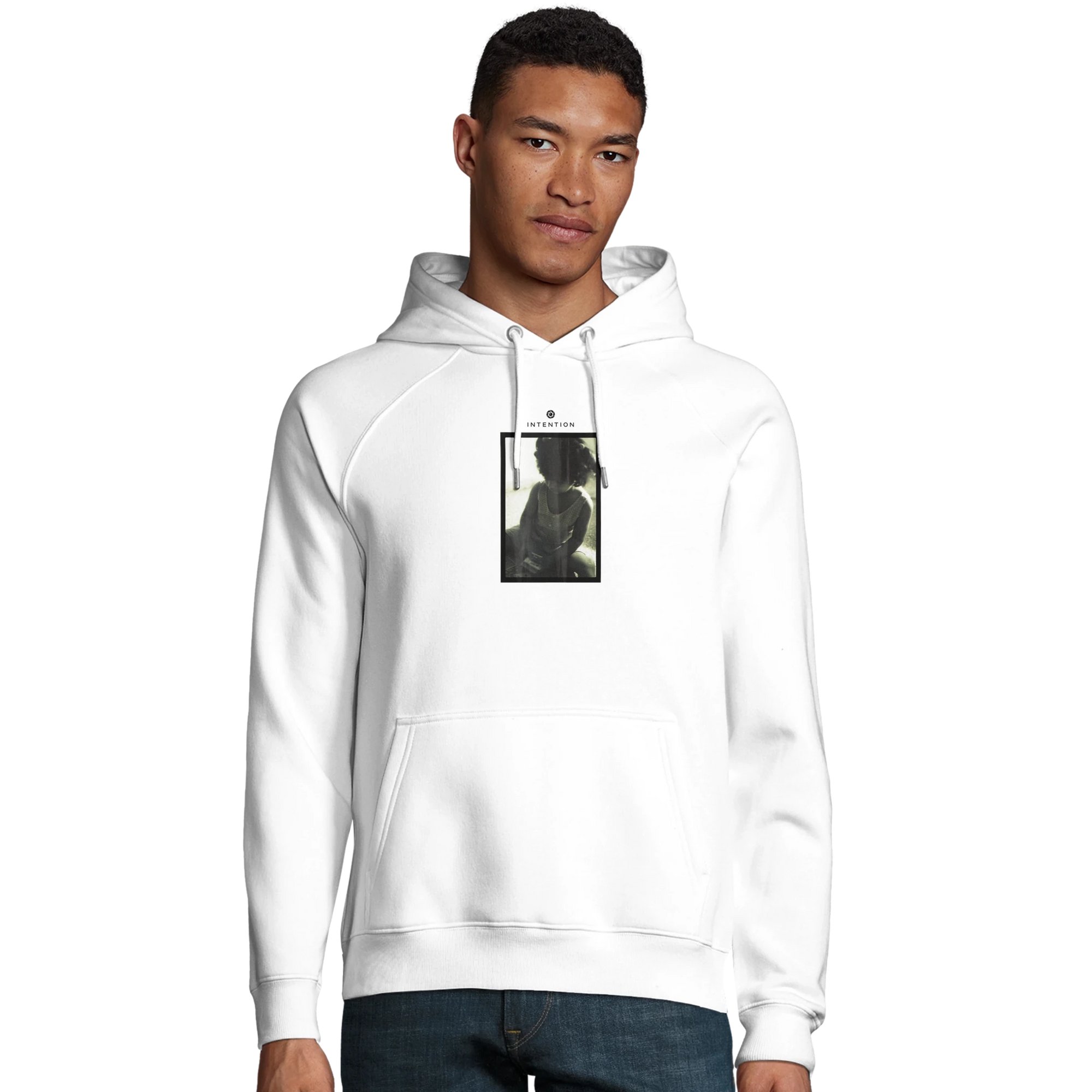 Sharing - "Little Secret" Hoodie White XS 3