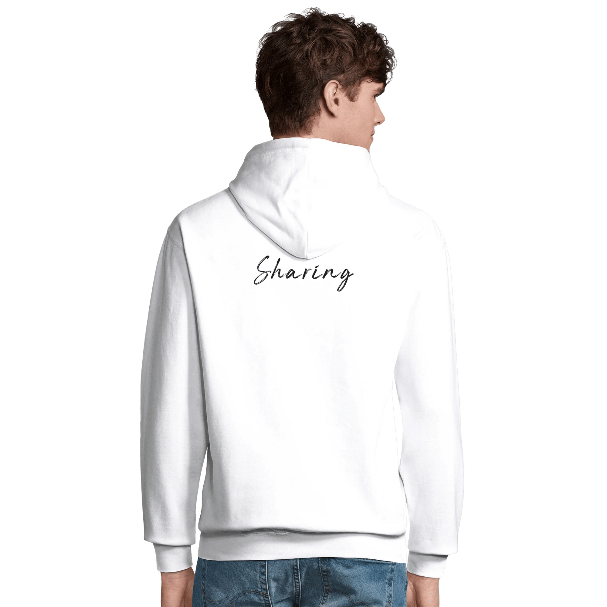 Sharing - "Little Secret" Hoodie White XS 7
