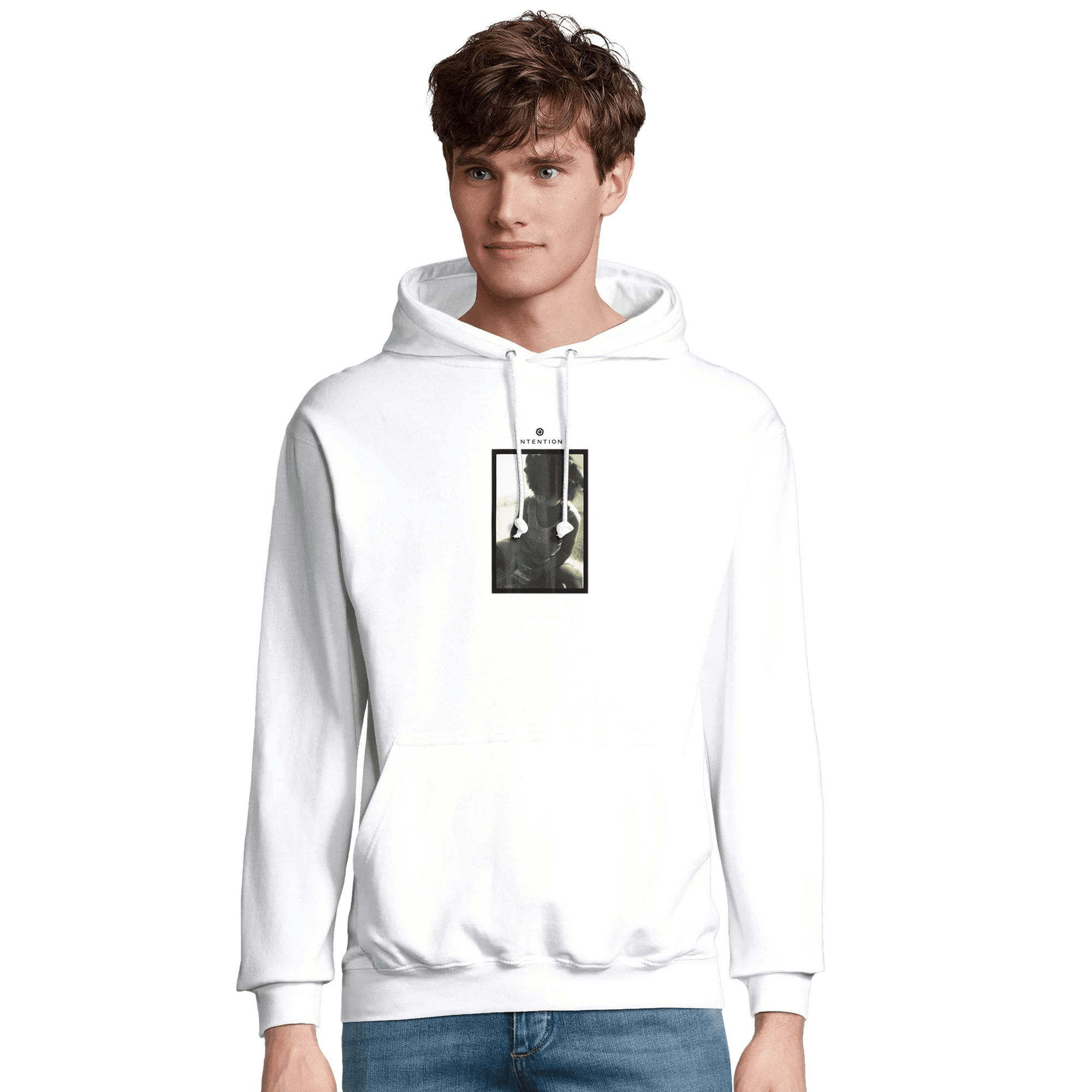 Sharing - "Little Secret" Hoodie White XS 6