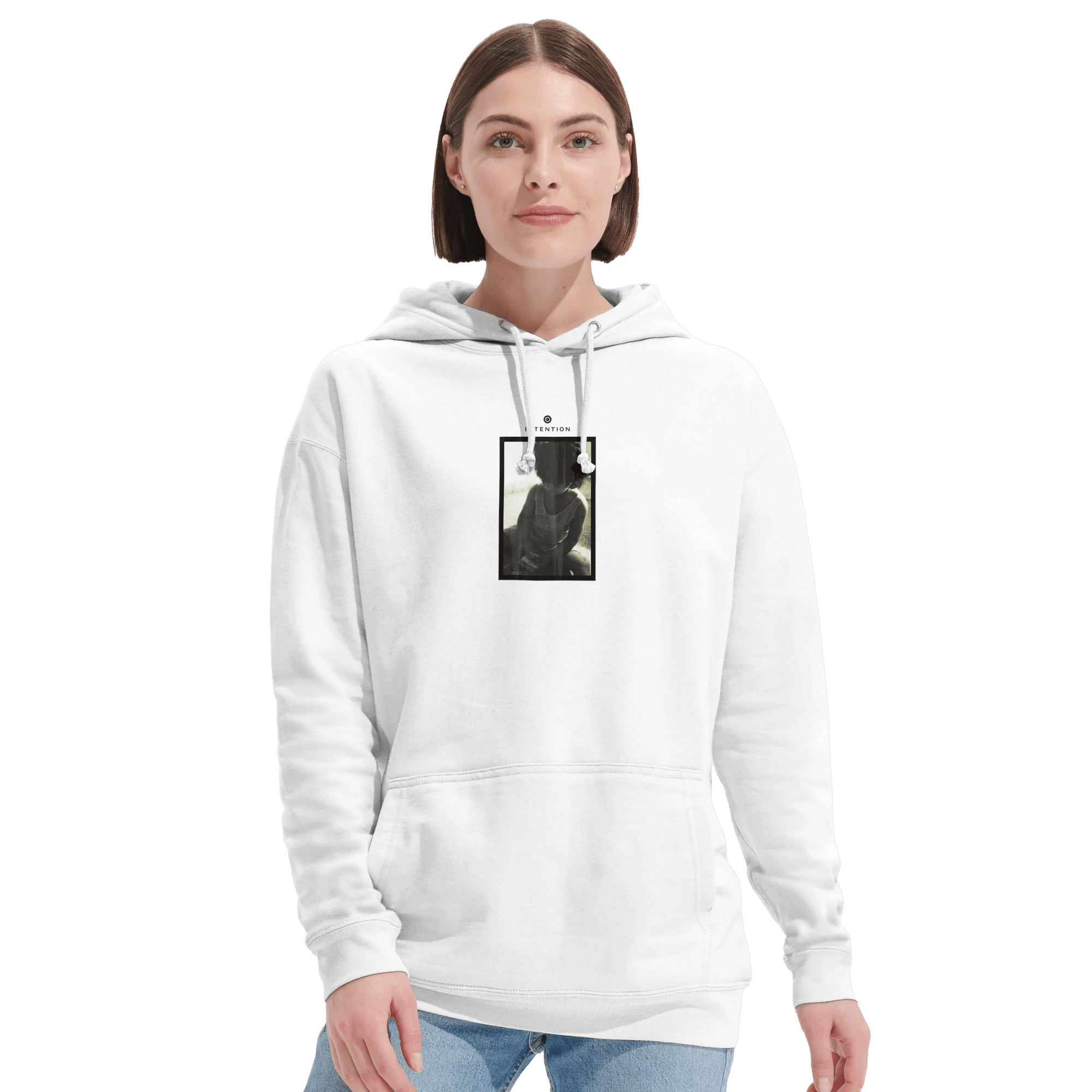 Sharing - "Little Secret" Hoodie White XS 8