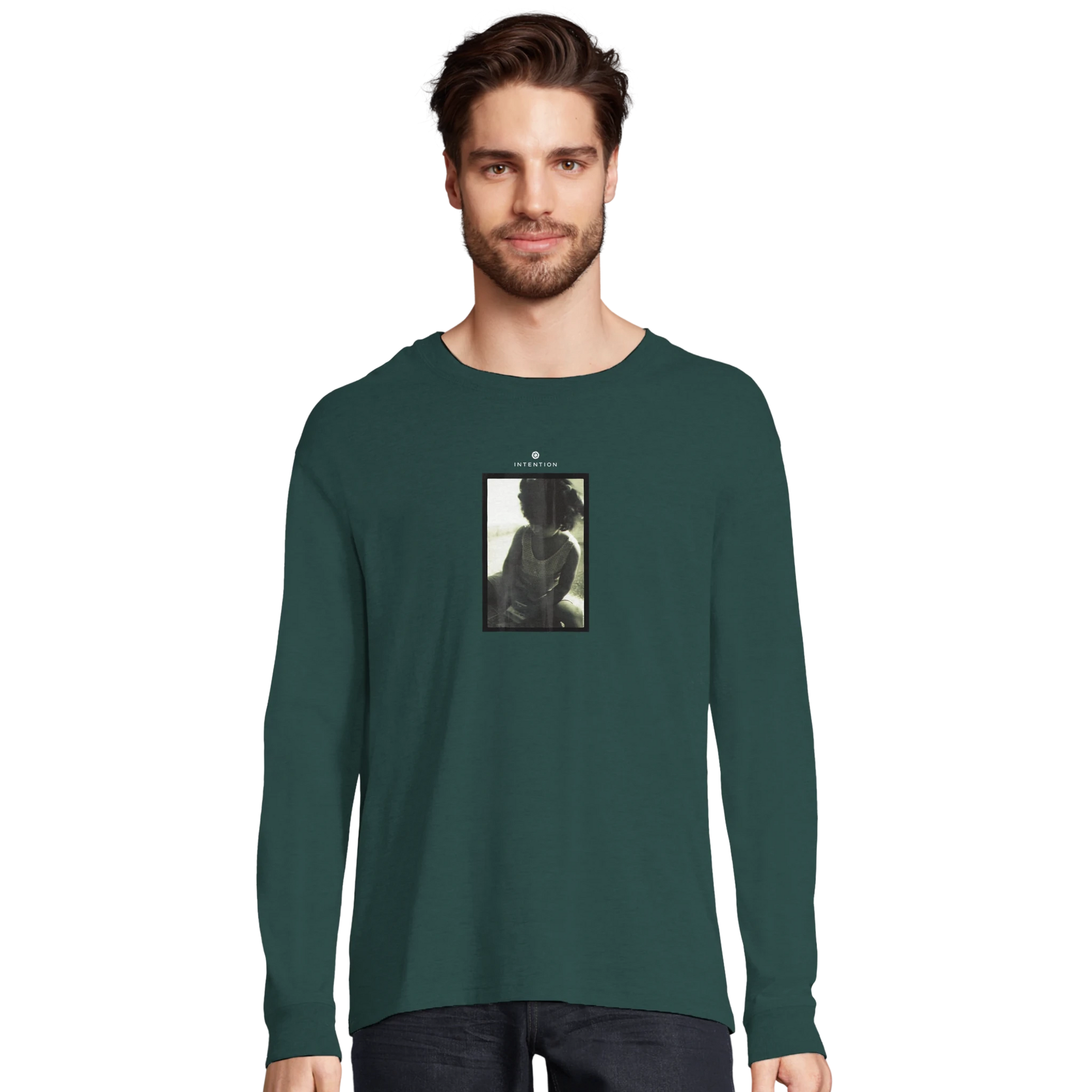 Sharing - "Little Secret" Long sleeve green empire XS 3