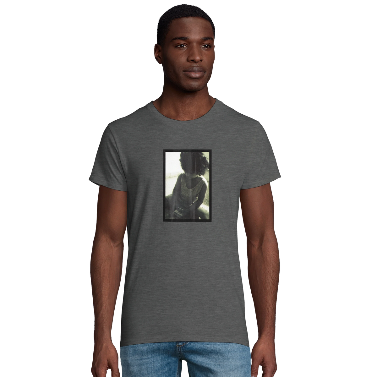 Sharing - "Little Secret" T-shirt Grey Melange 4