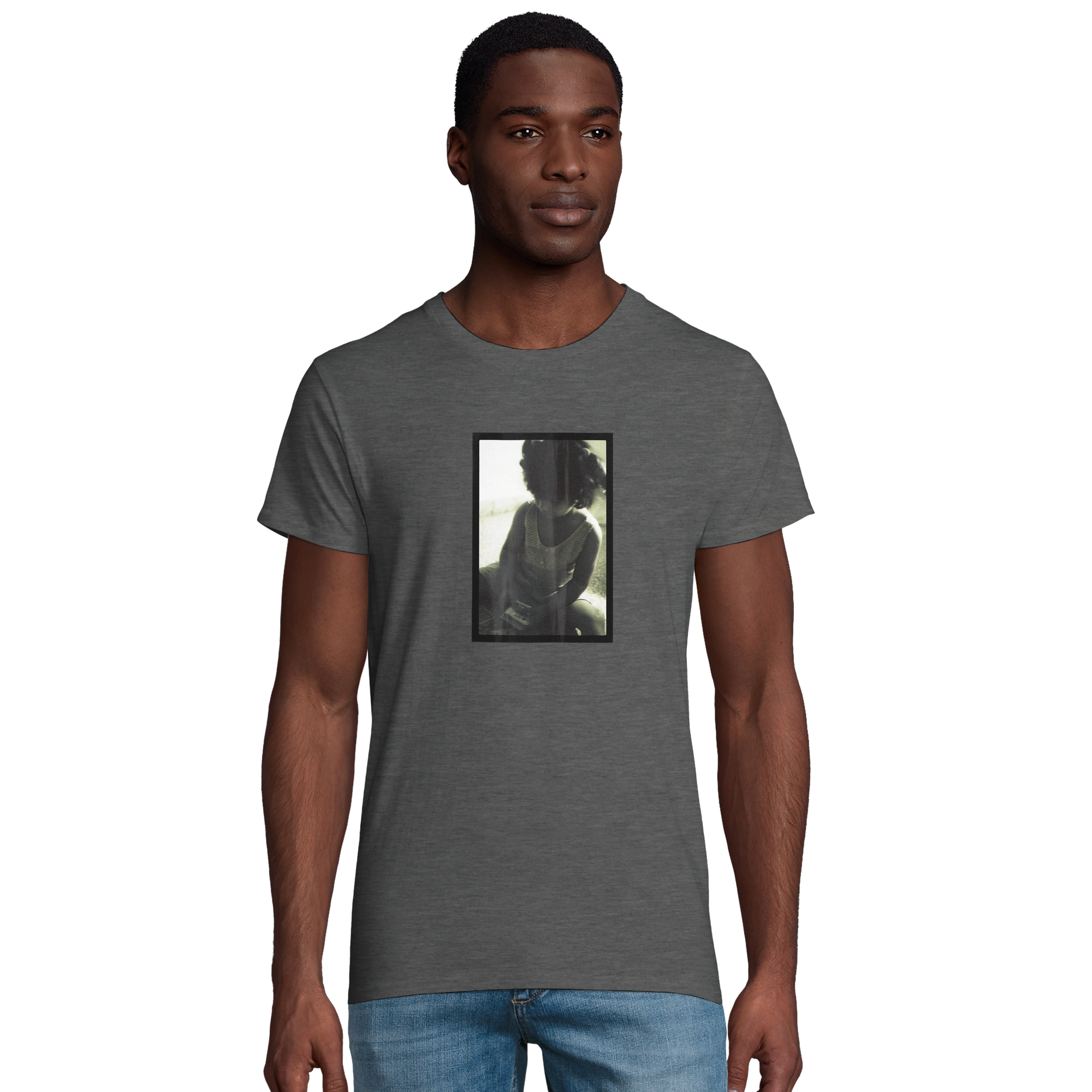 Sharing - "Little Secret" T-shirt Grey Melange 4