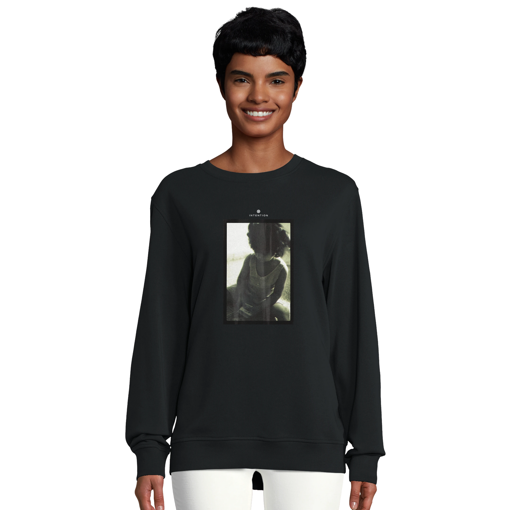 Sharing - "Little Secret" Sweatshirt Black 5
