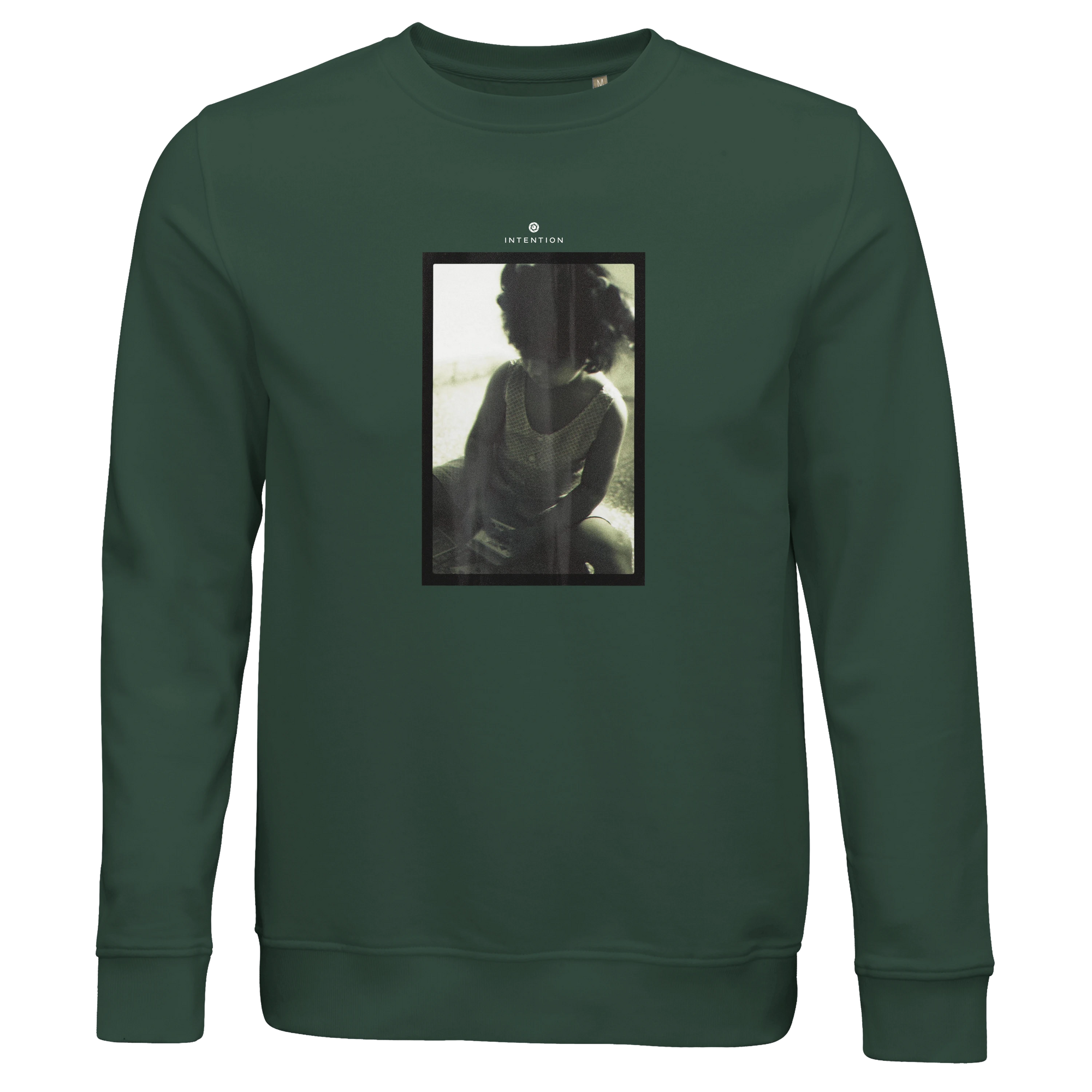 Sharing - "Little Secret" Sweatshirt Bottle Green 1