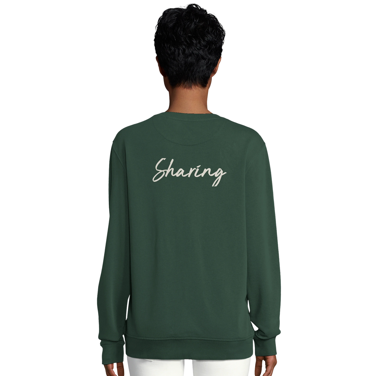 Sharing - "Little Secret" Sweatshirt Bottle Green 6