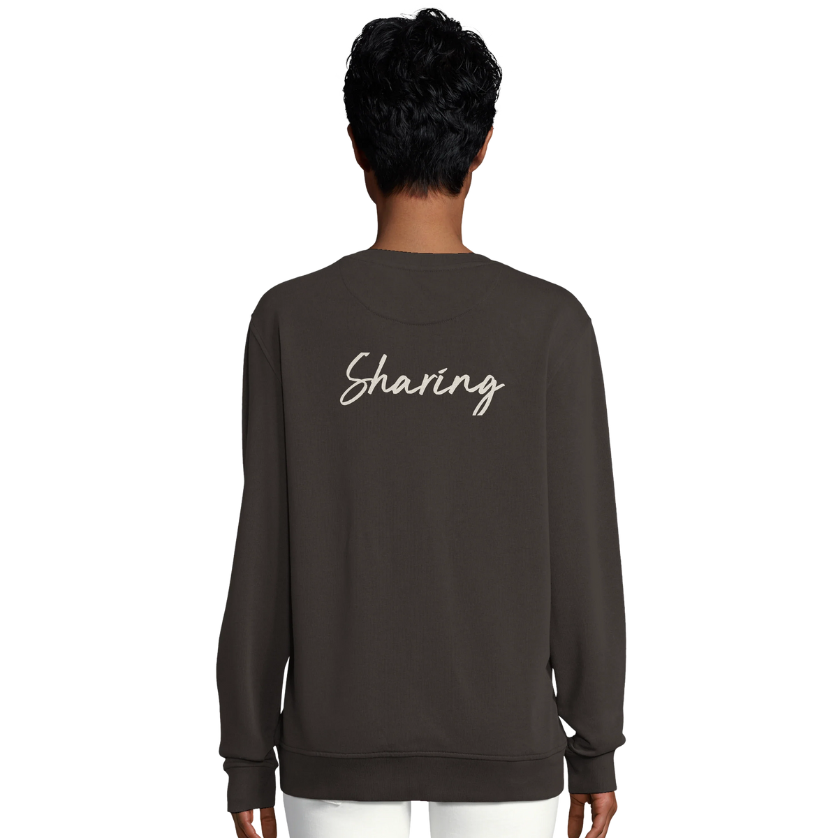 Sharing - "Little Secret" Sweatshirt deep charcoal grey 6