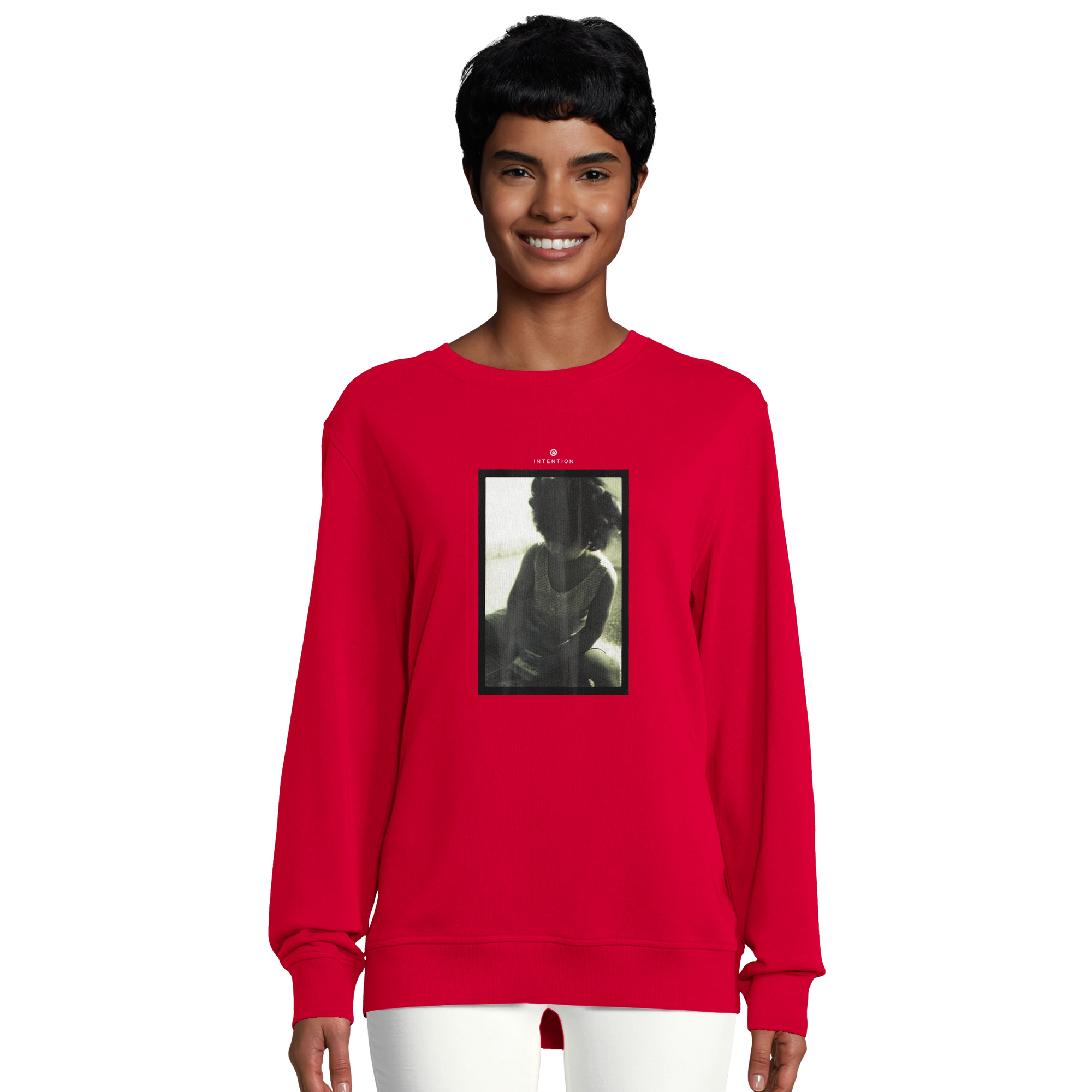 Sharing - "Little Secret" Sweatshirt Red 5
