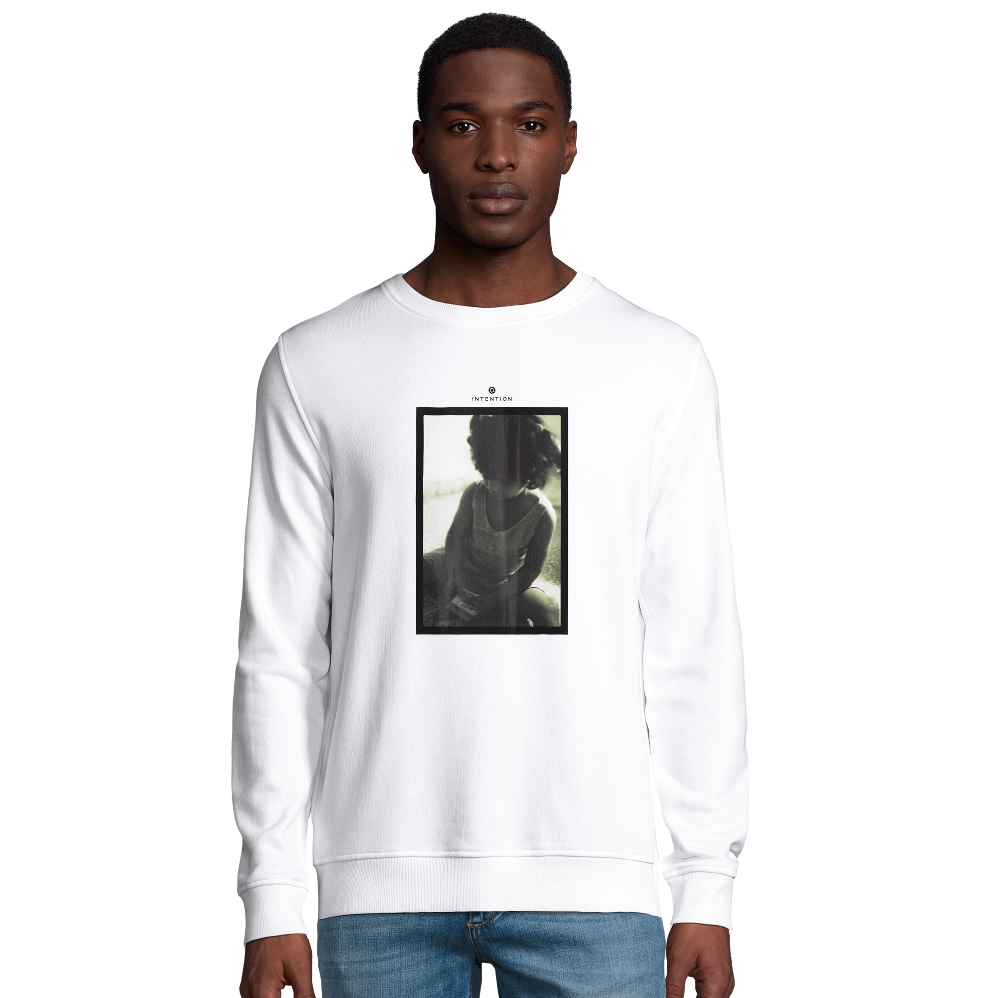 Sharing - "Little Secret" Sweatshirt White 3